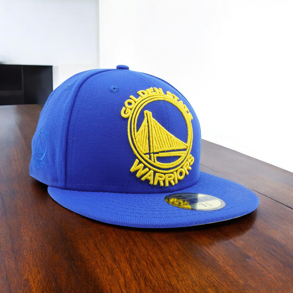 [11822426] Mens New Era NBA Golden State Warriors Frame Front 59Fifty Fitted
