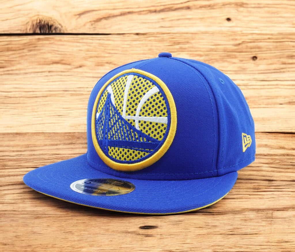 [80633999] Mens New Era NBA Golden State Warriors Meshed Mix 950 Snapback