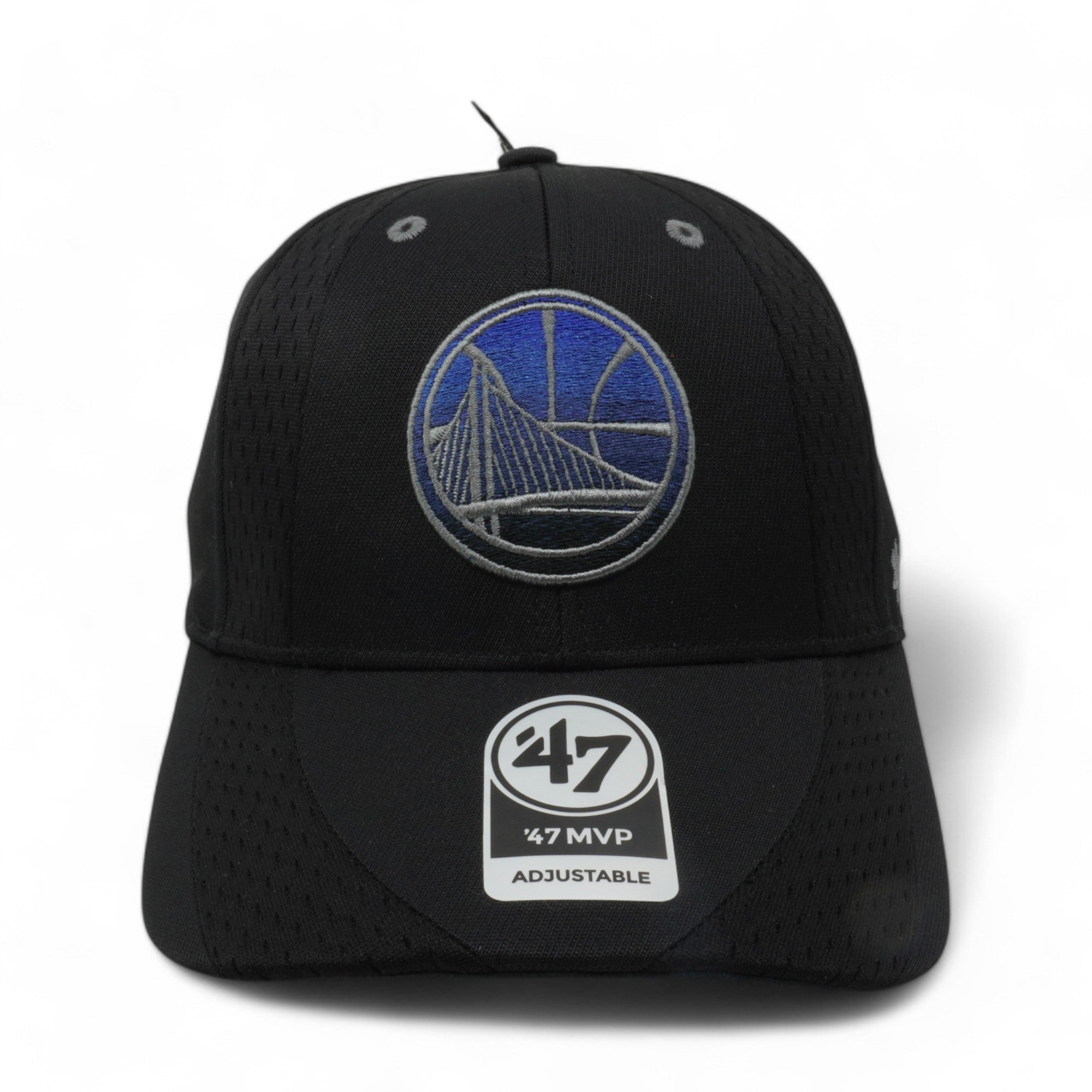 [K-OUTRN08TLV-BK] YOUTH 47 BRAND NBA GS WARRIORS ADJUSTABLE HAT