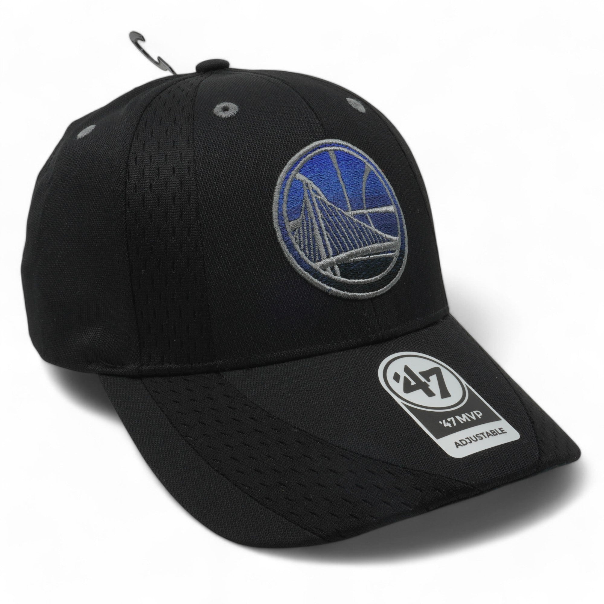 [K-OUTRN08TLV-BK] YOUTH 47 BRAND NBA GS WARRIORS ADJUSTABLE HAT