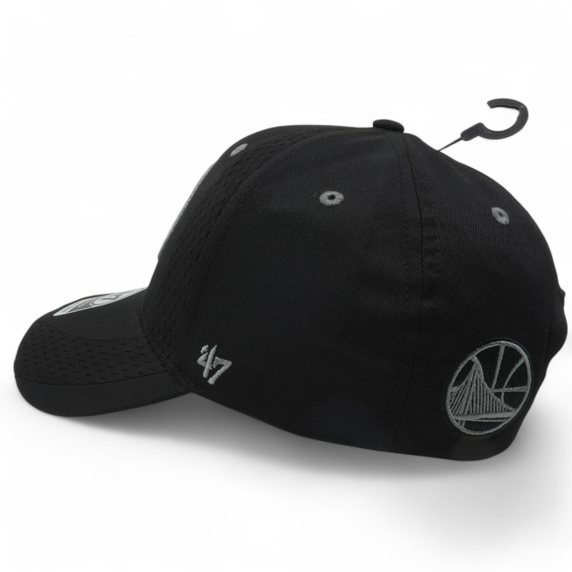 [K-OUTRN08TLV-BK] YOUTH 47 BRAND NBA GS WARRIORS ADJUSTABLE HAT