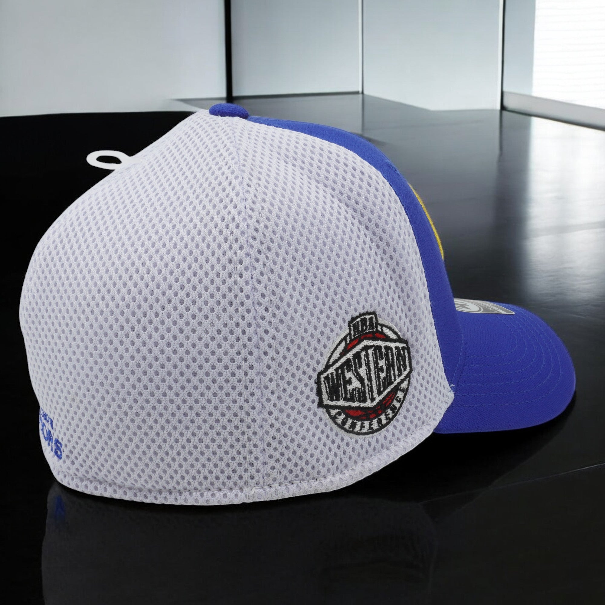 [K-BKPDL08DRE-RY] MENS 47 BRAND NBA GS WARRIORS WESTERN CONF STRETCH FIT HAT