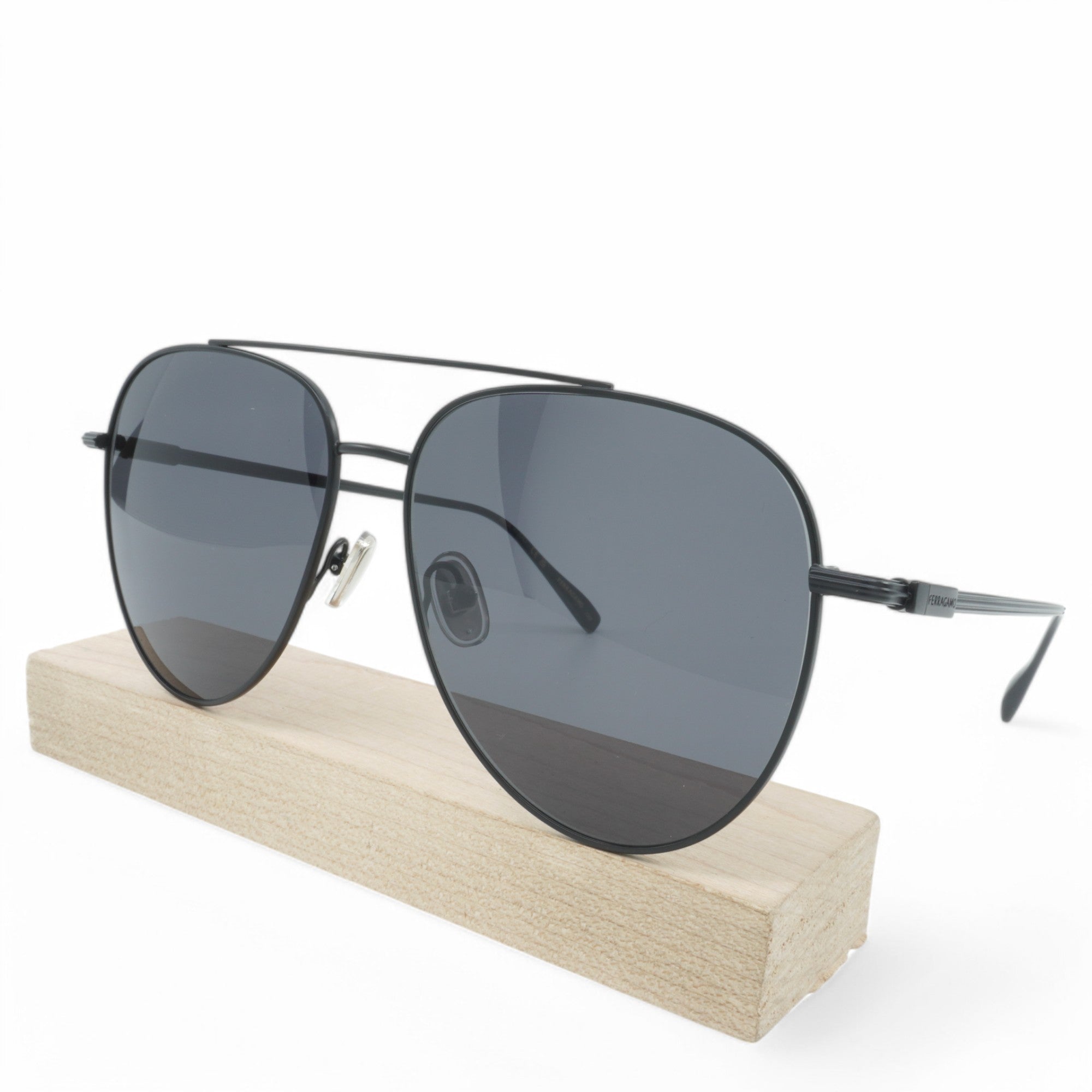 [SF308S-002] UNISEX SALVATORE FERRAGAMO AVIATOR SUNGLASSES