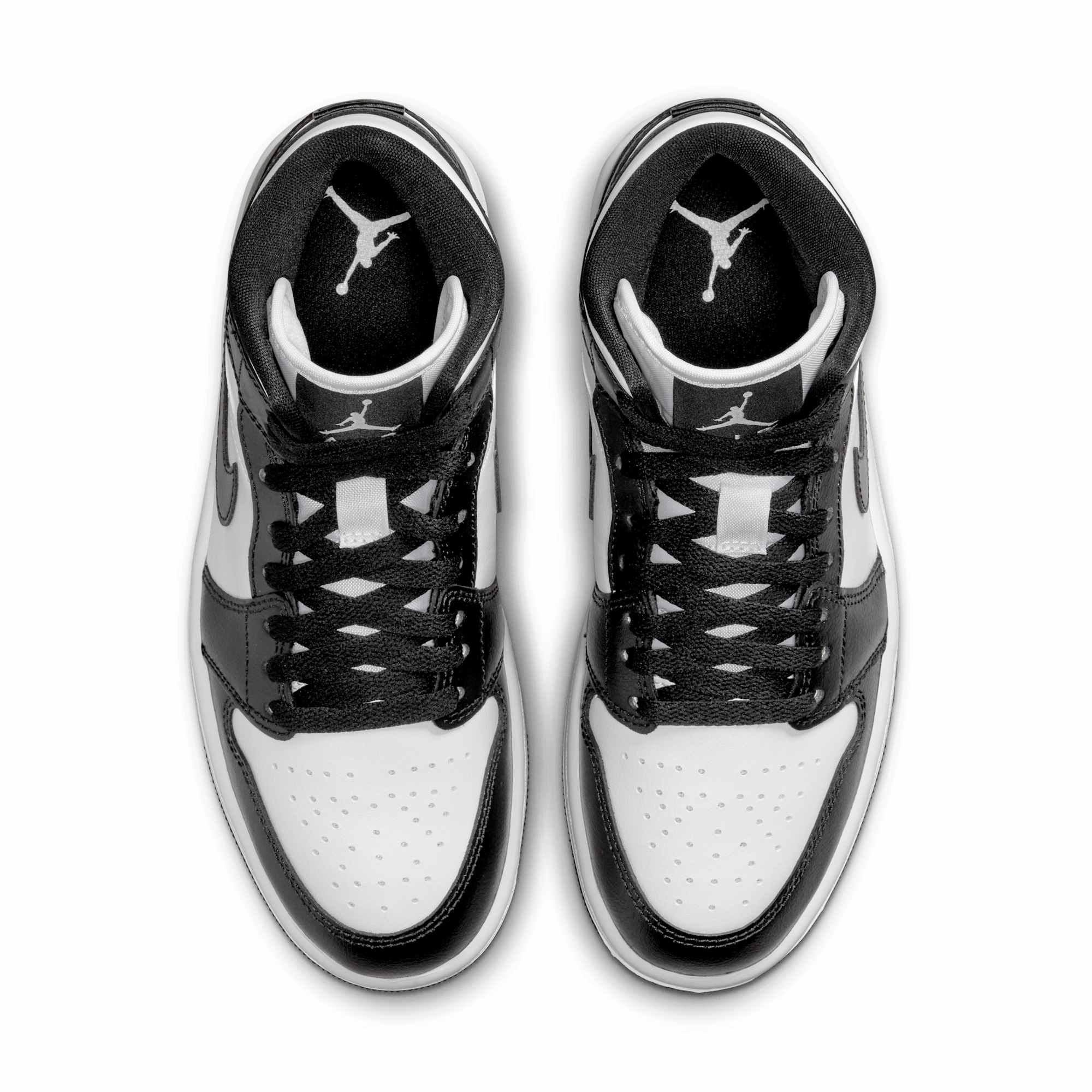[DV0991-101] Womens Air Jordan Retro 1 Mid 'Panda'