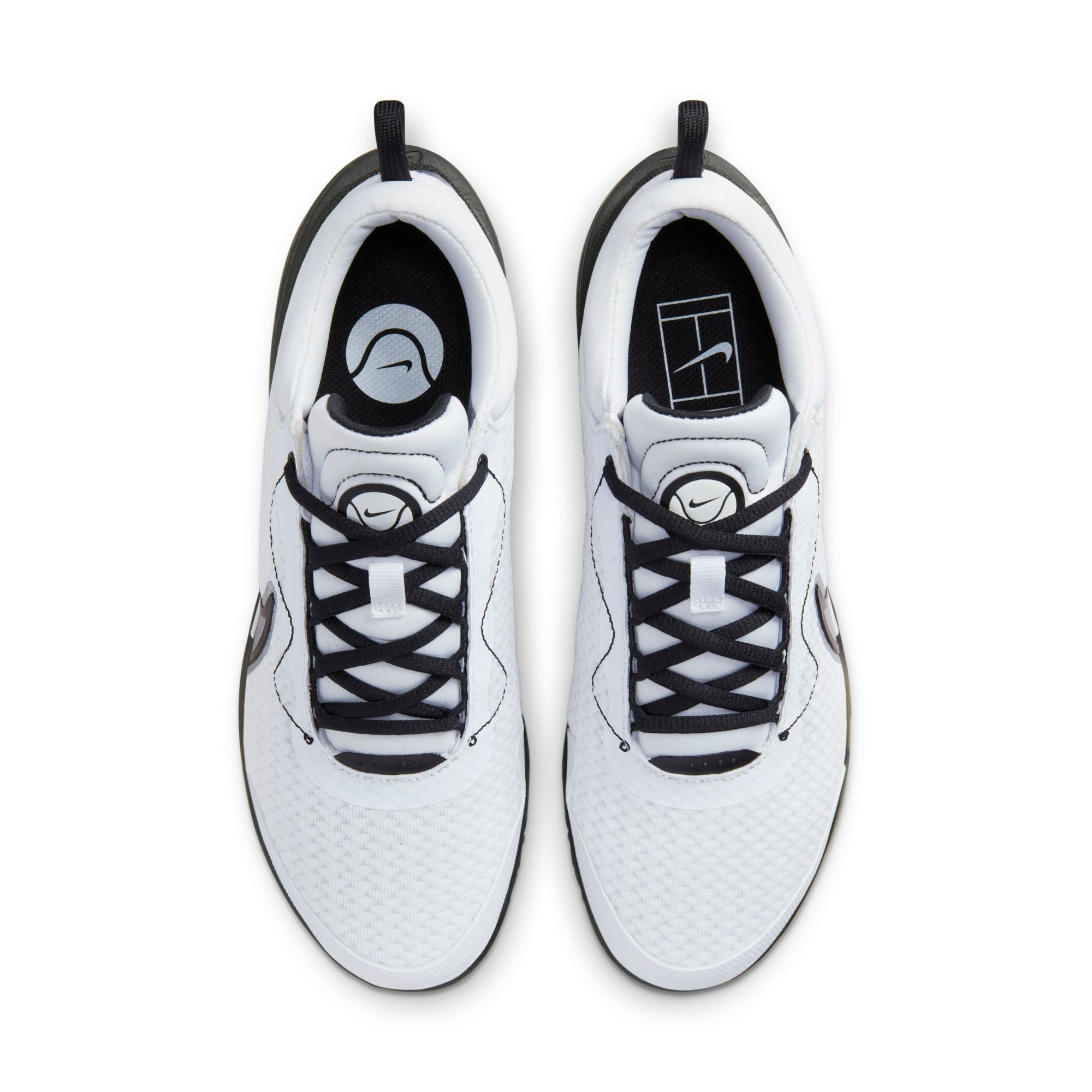 [DV3285-100] Womens Nike COURT ZOOM PRO HC 'WHITE BLACK (W)'