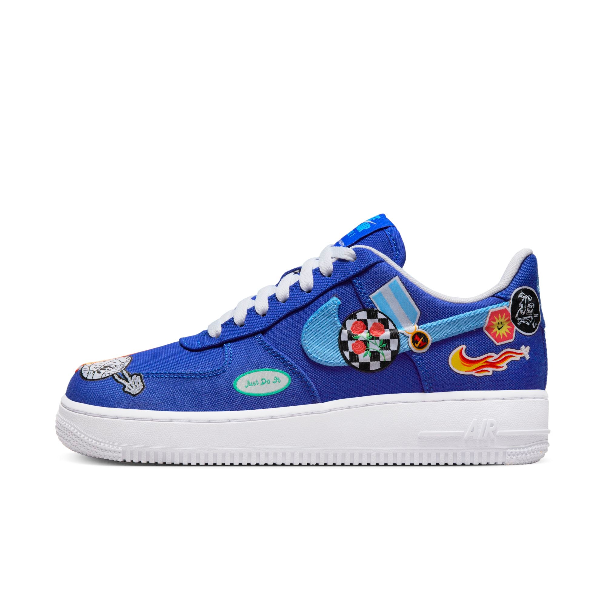 [DX2306-400] Womens Nike Air Force 1 Low '07 PRM 'Los Angeles Patched Up'