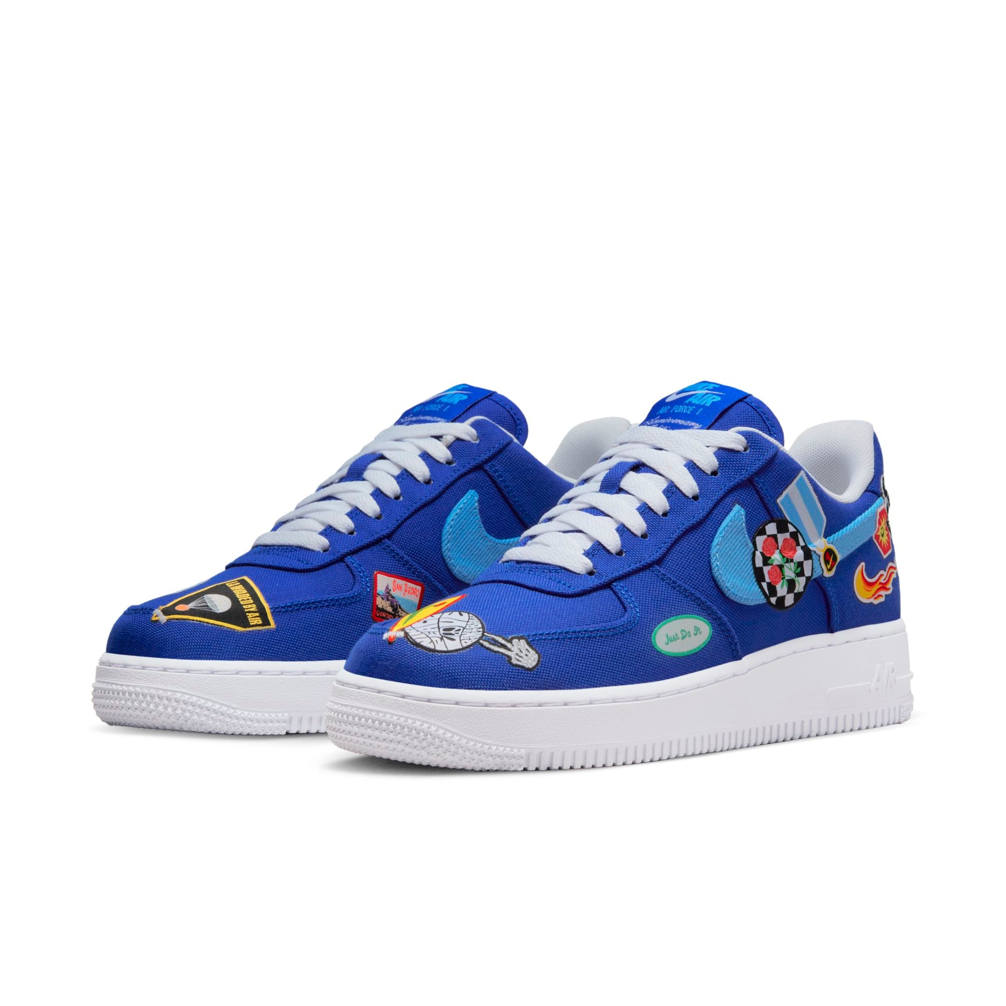 [DX2306-400] Womens Nike Air Force 1 Low '07 PRM 'Los Angeles Patched Up'