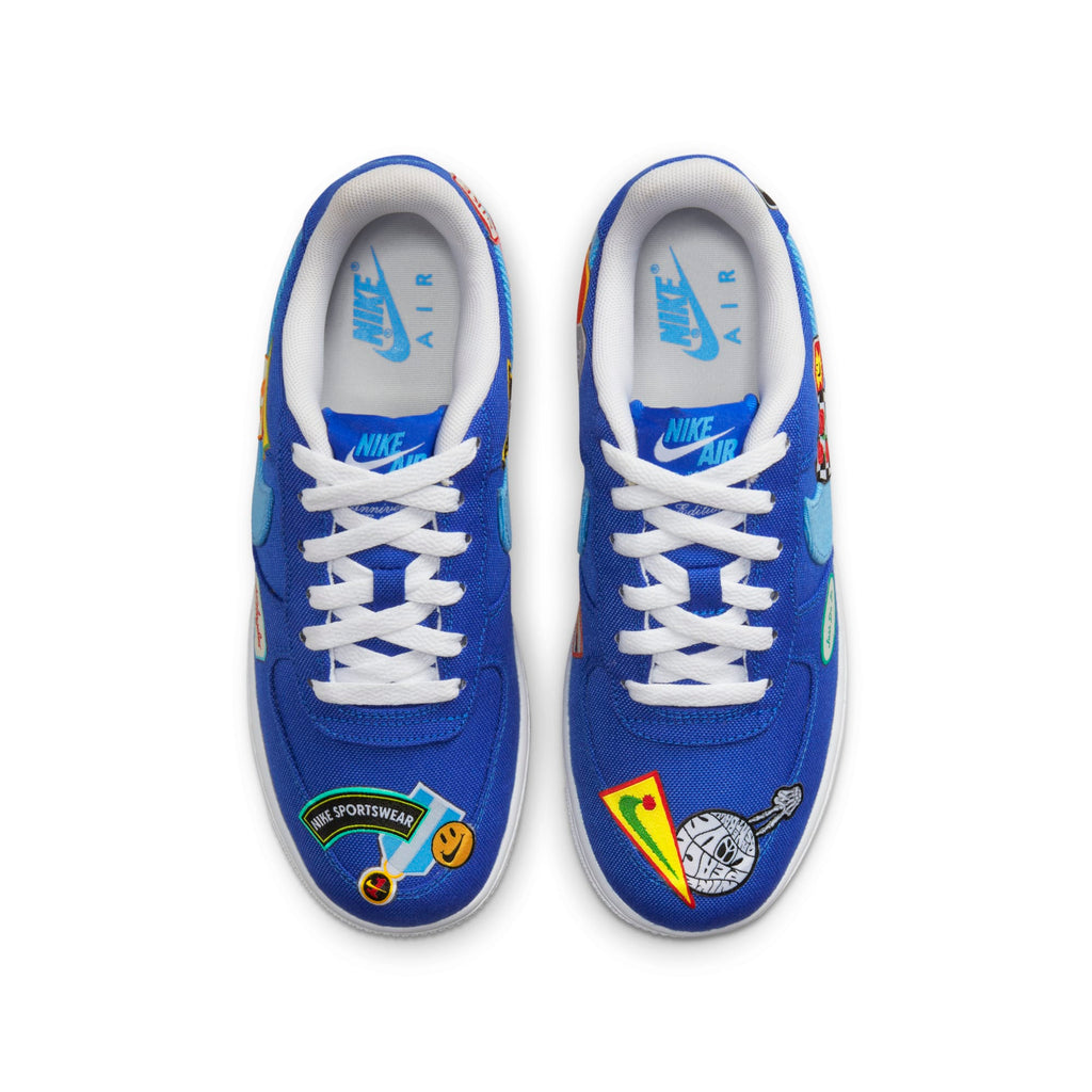 [DX2308-400] Grade School Nike AIR FORCE 1 LOW '07 PRM 'LOS ANGELES PATCHED UP (GS)'