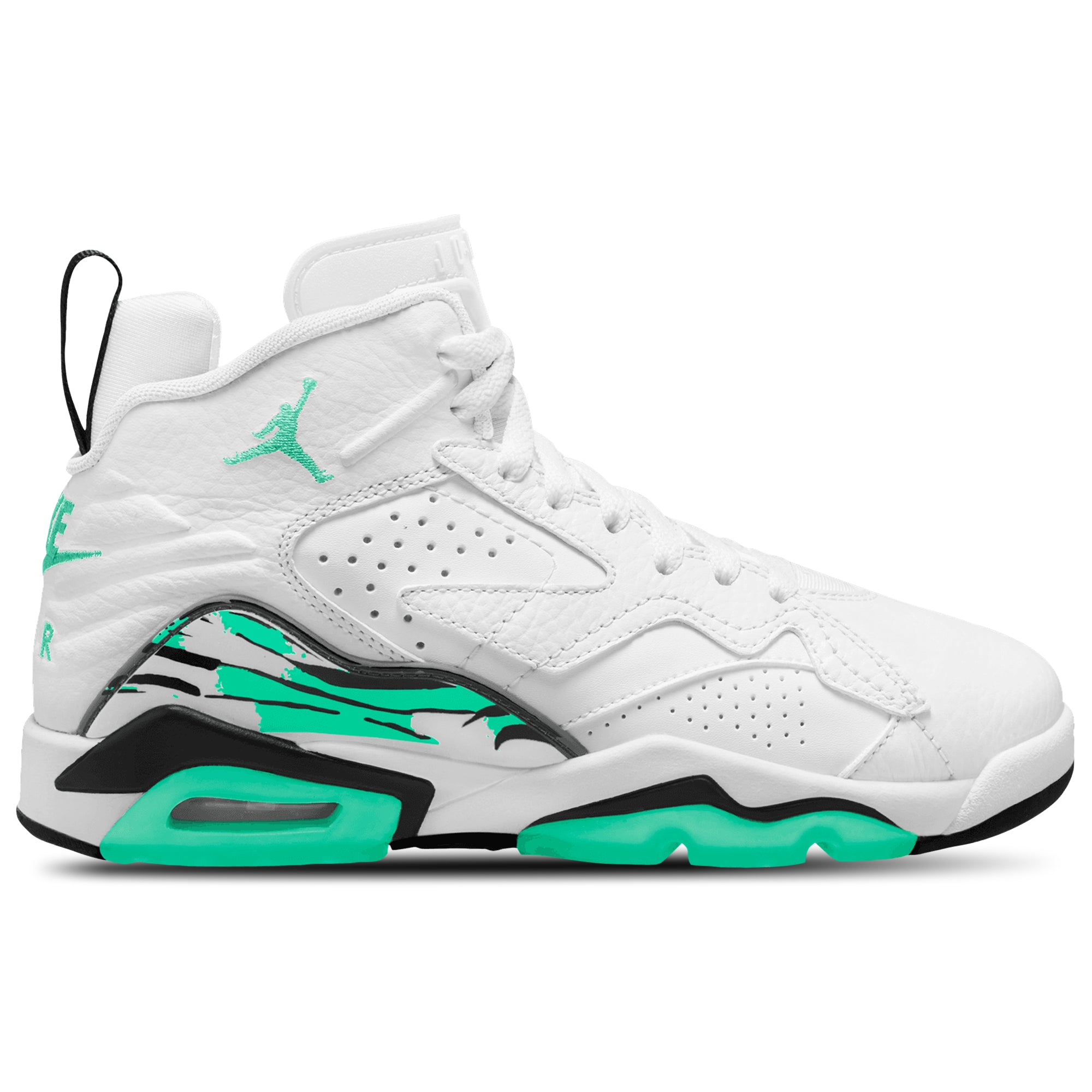 [DZ5577-103] GRADE SCHOOL AIR JORDAN MVP 'WHITE GREEN GLOW'
