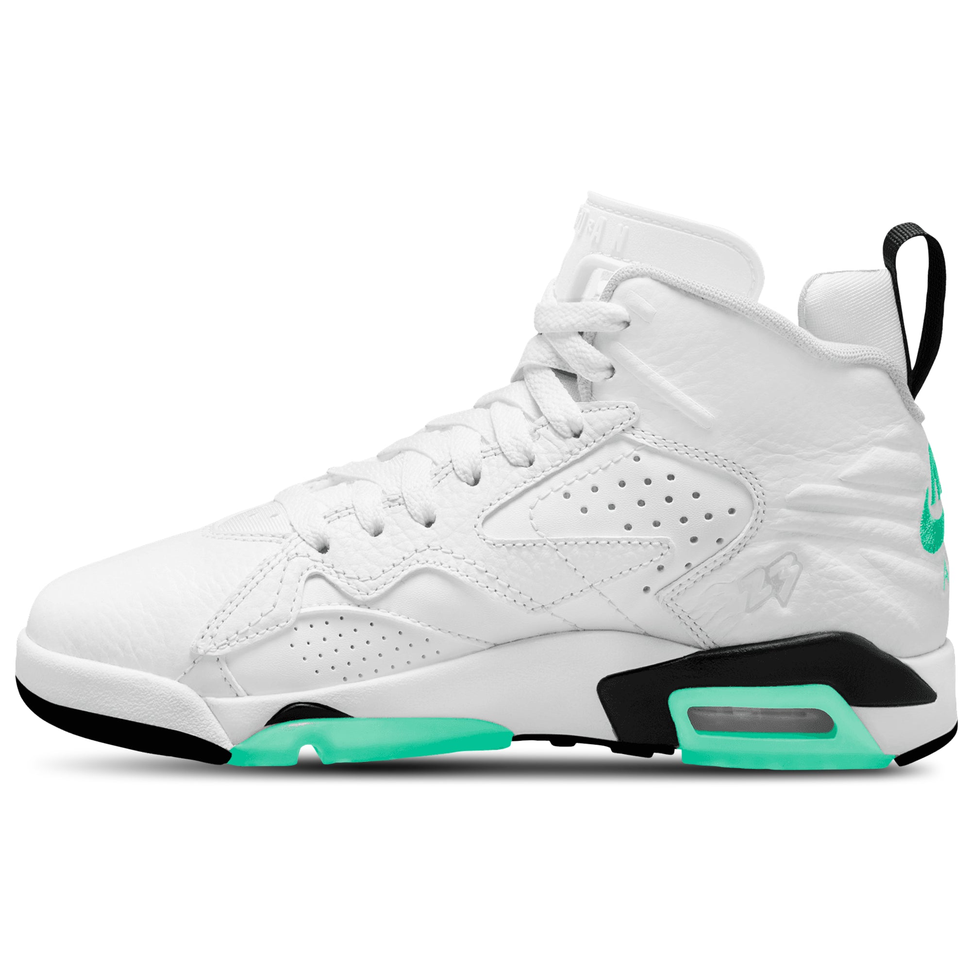 [DZ5577-103] GRADE SCHOOL AIR JORDAN MVP 'WHITE GREEN GLOW'