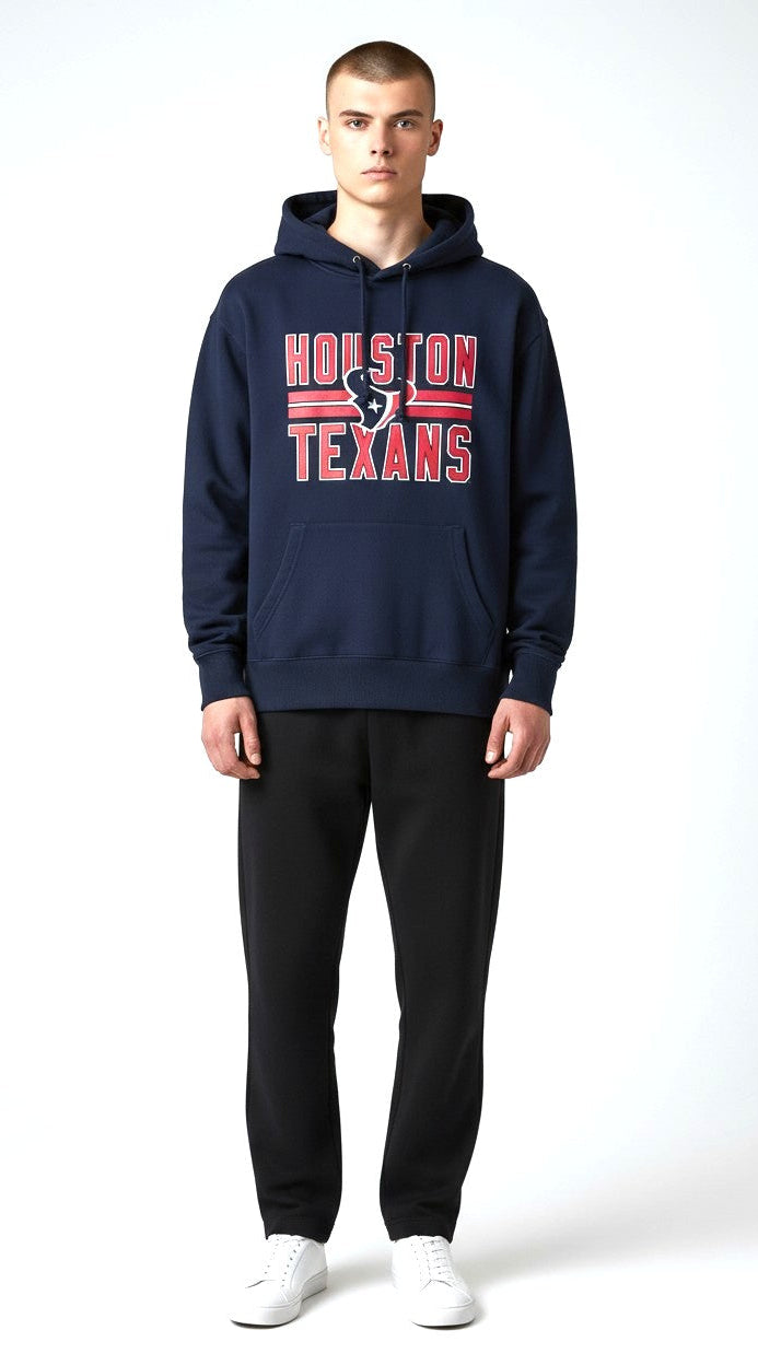 [F13FMBSHH468969FN] MENS 47 BRAND NFL TEXAN PULLOVER HOODIE