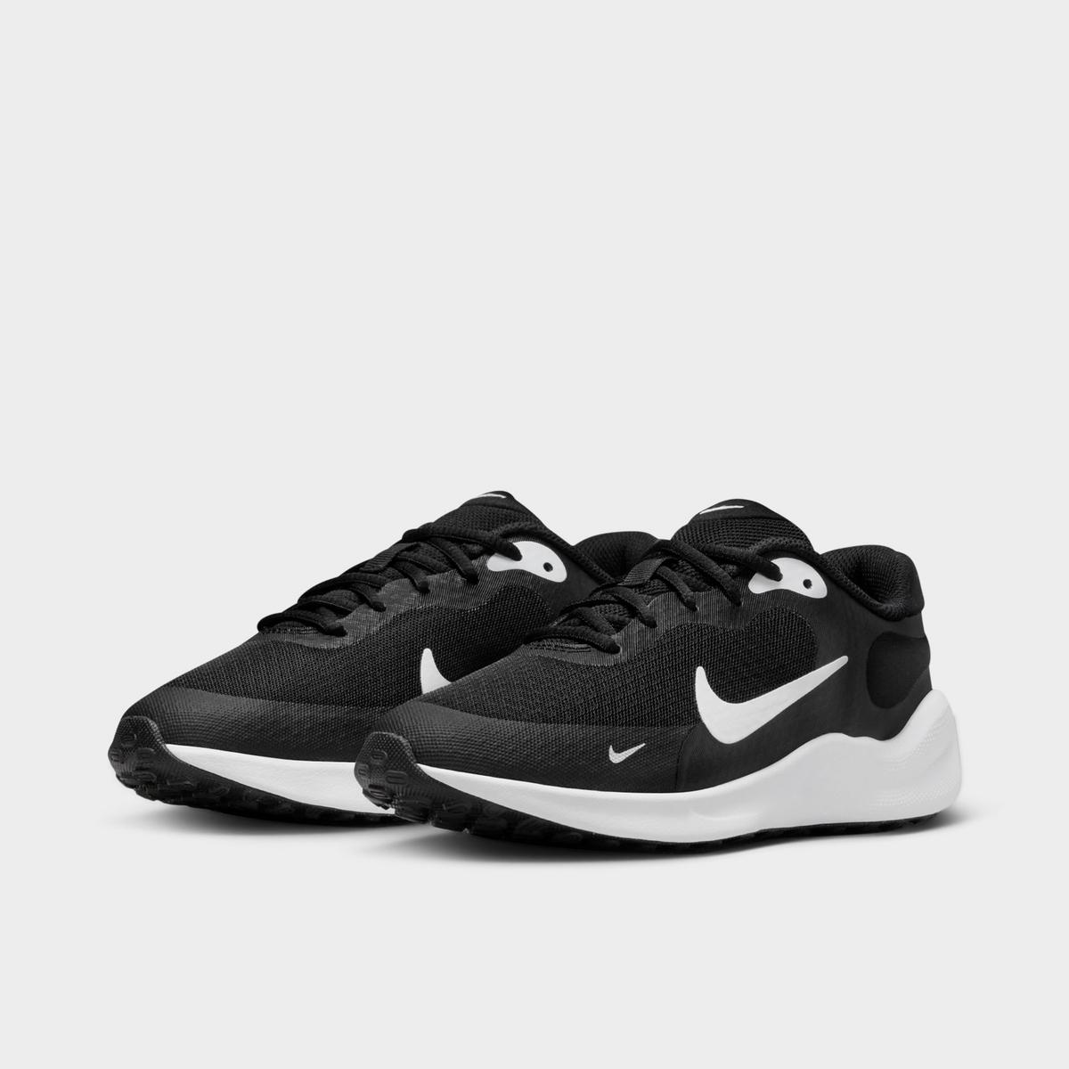 [FB7689-003] GRADE SCHOOL NIKE REVOLUTION 7 'BLACK WHITE'