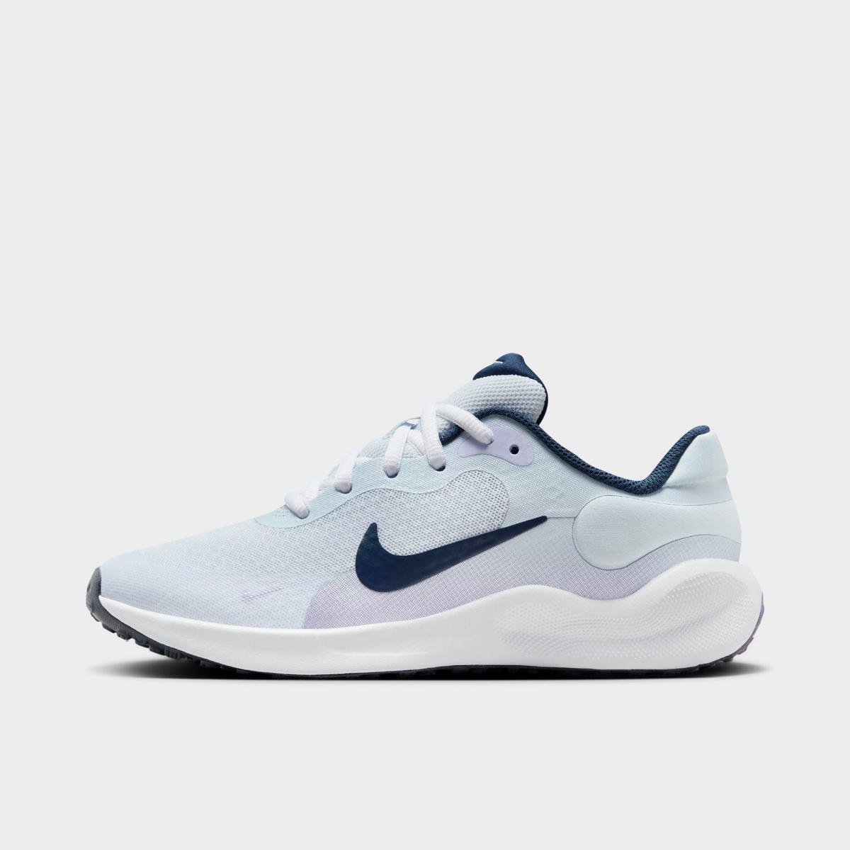 [FB7689-004] GRADE SCHOOL NIKE REVOLUTION 7 'GREY LILAC NAVY'