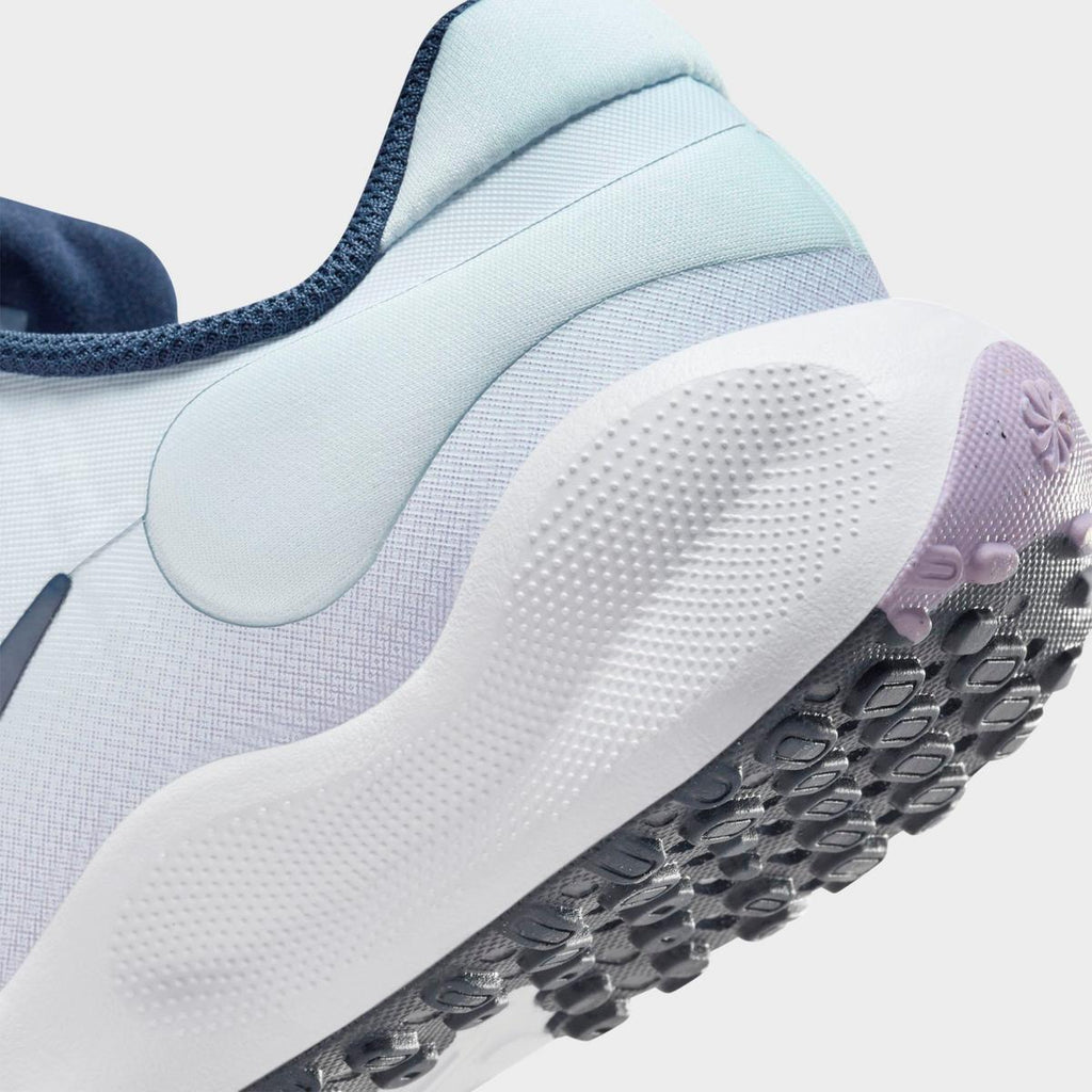 [FB7689-004] GRADE SCHOOL NIKE REVOLUTION 7 'GREY LILAC NAVY'