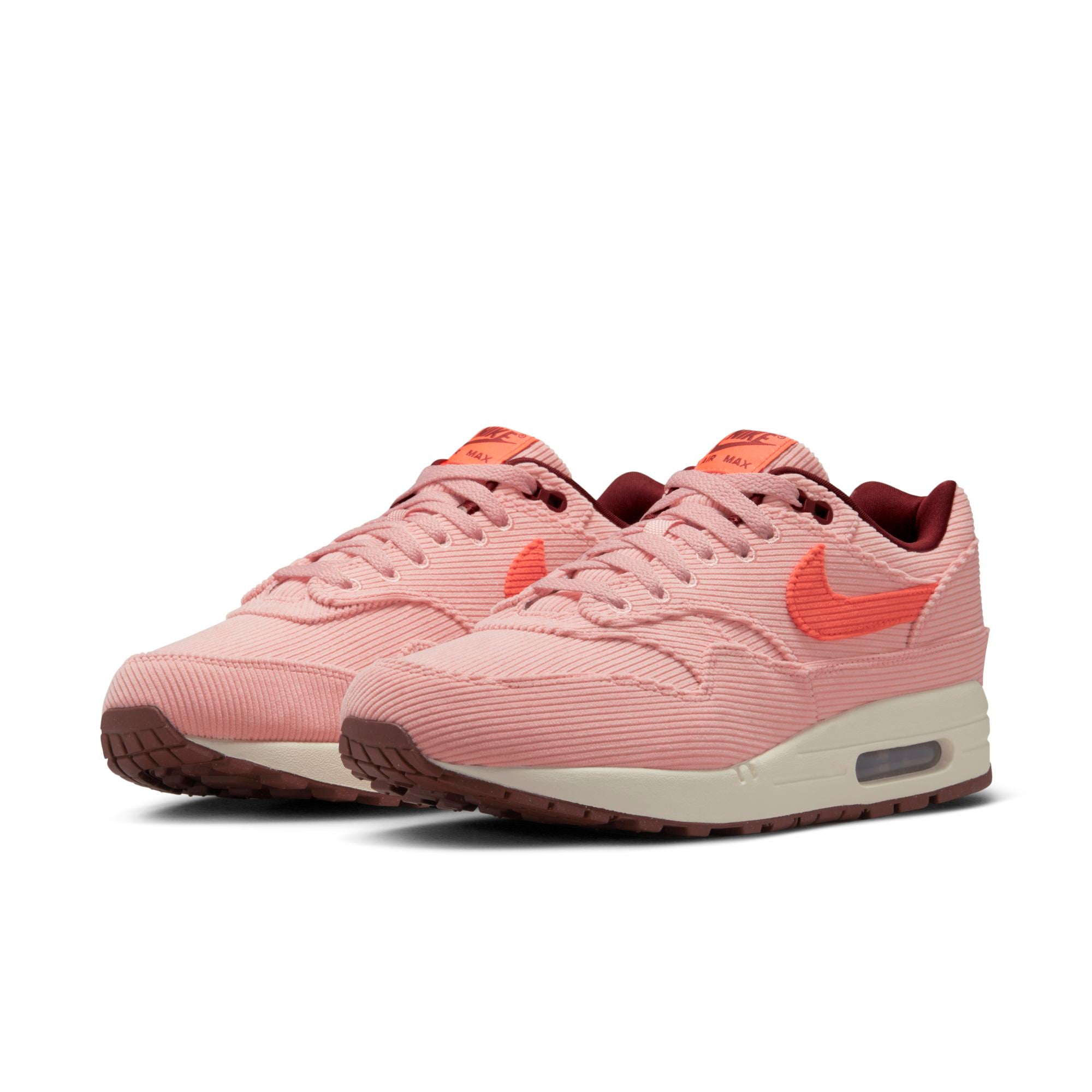 [FB8915-600] Mens Nike AIR MAX 1 PRM 'CORDUROY CORAL STARDUST'