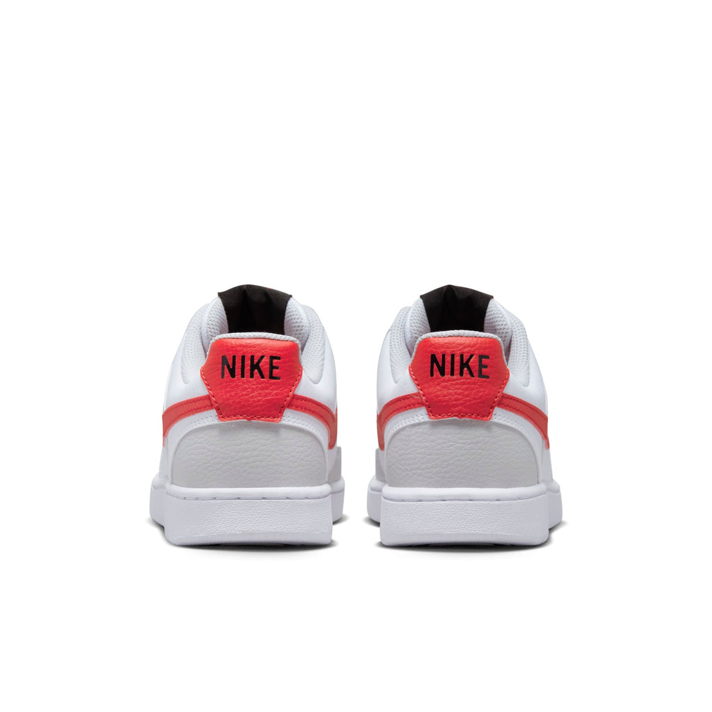 [FD0284-100] Womens Nike COURT VISION LOW 'WHITE UNIVERSITY RED'