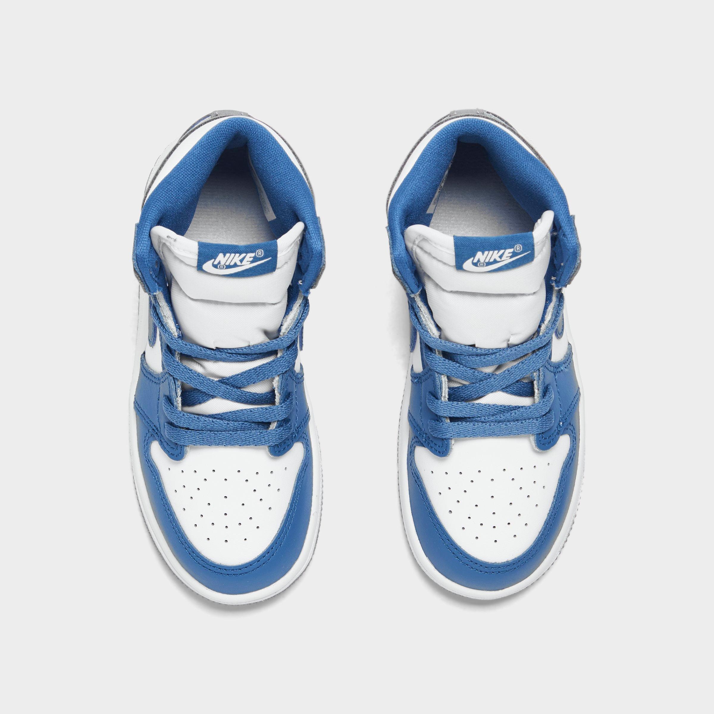 [FD1413-410] TODDLERS AIR JORDAN RETRO 1 HIGH OG 'TRUE BLUE (TD)'