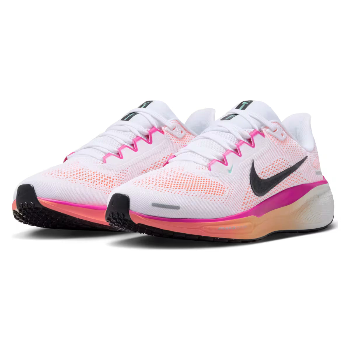 [FD2723-120] WOMENS NIKE AIR ZOOM PEGASUS 41 (W) 'WHITE FIRE PINK ORANGE PULSE'