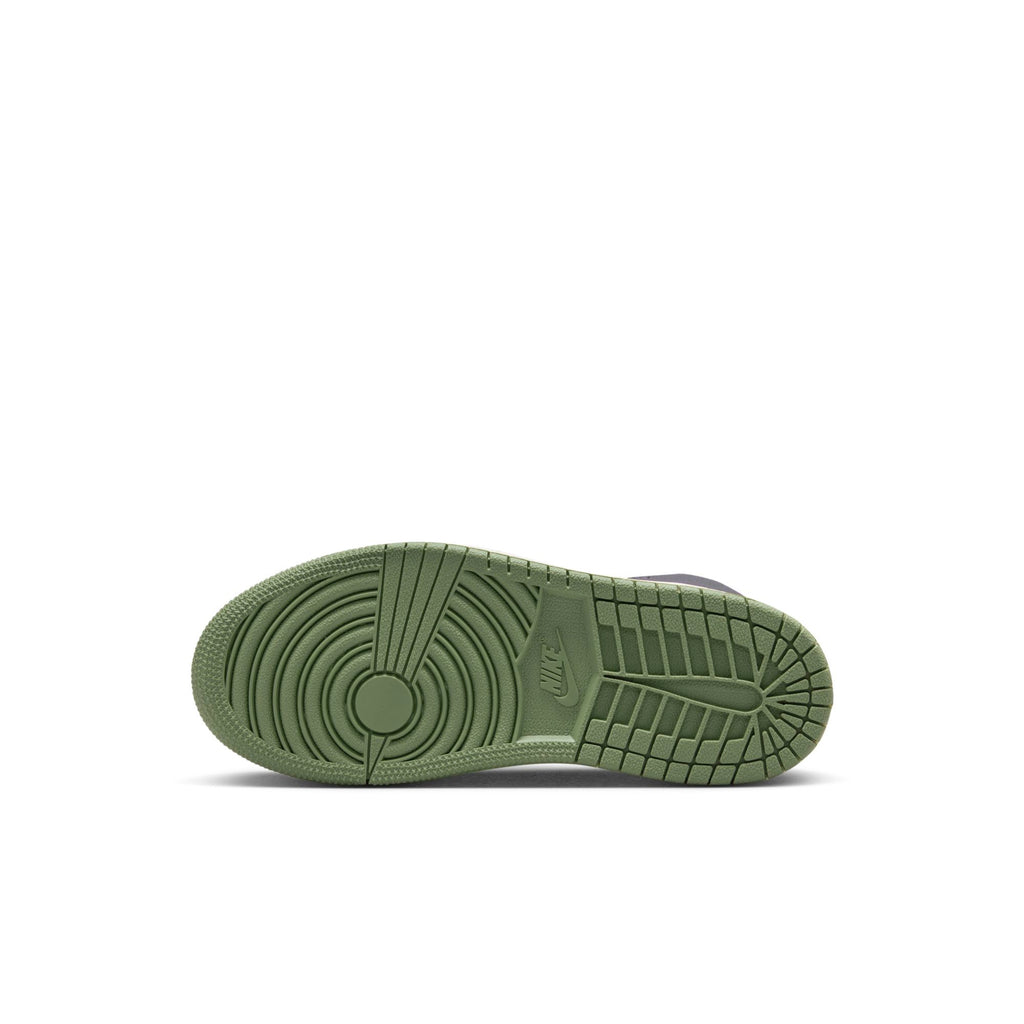 [FD9094-003] Preschool Air Jordan Retro 1 Mid SE Craft 'Anthracite Sky J Light Olive' (PS)