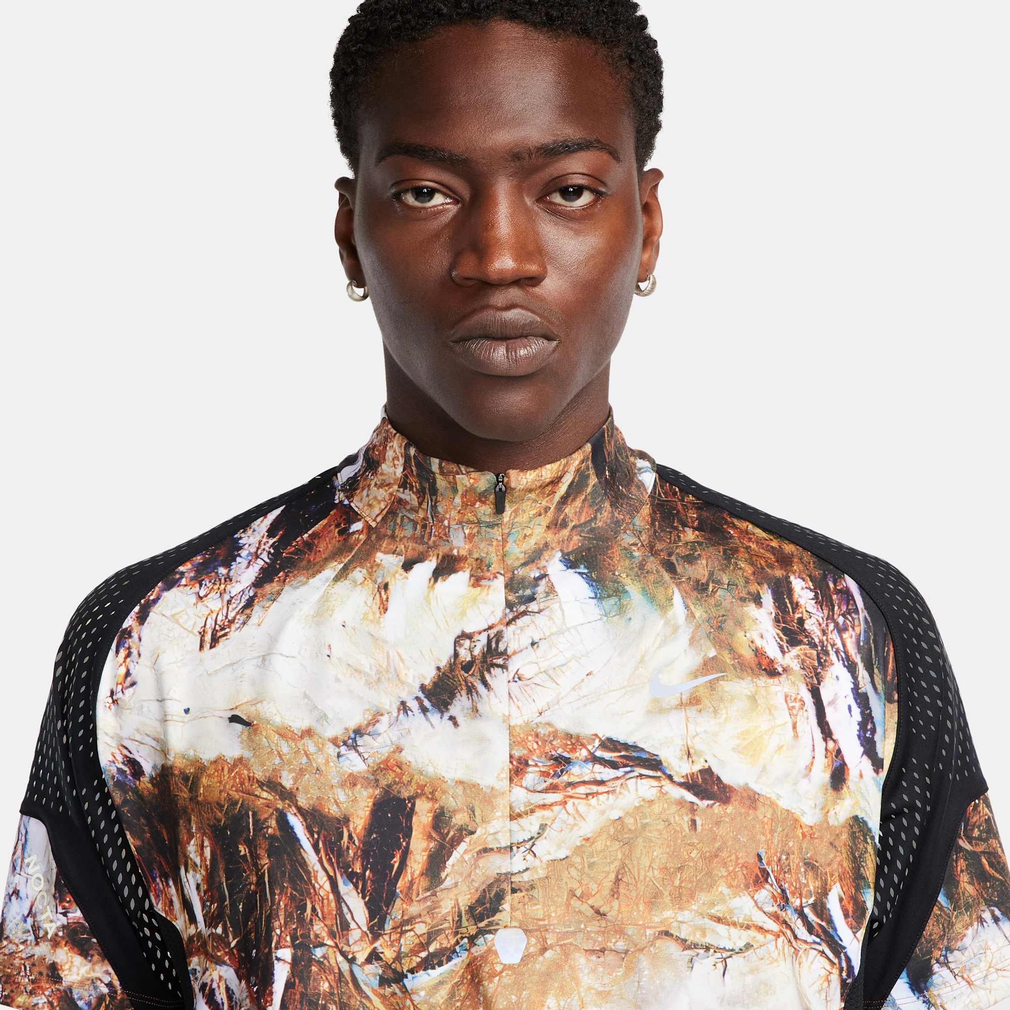 [FJ3013-902] MENS NIKE X NOCTA RUNNING CAMO TOP 'MULTICOLOR'
