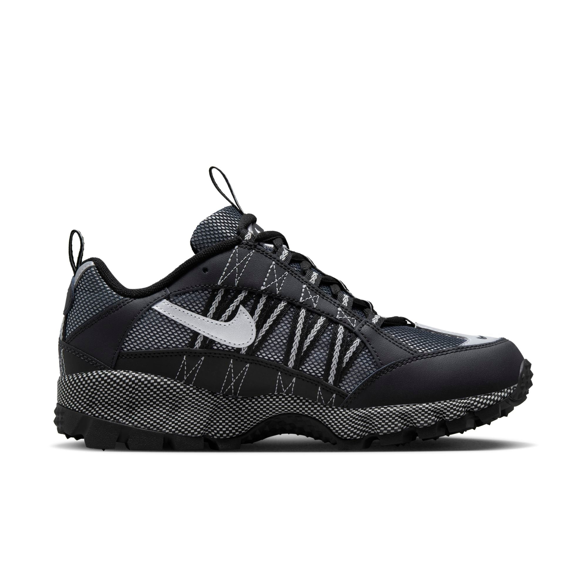 [FJ7098-002] Mens Nike AIR HUMARA QS 'BLACK METALLIC SILVER'