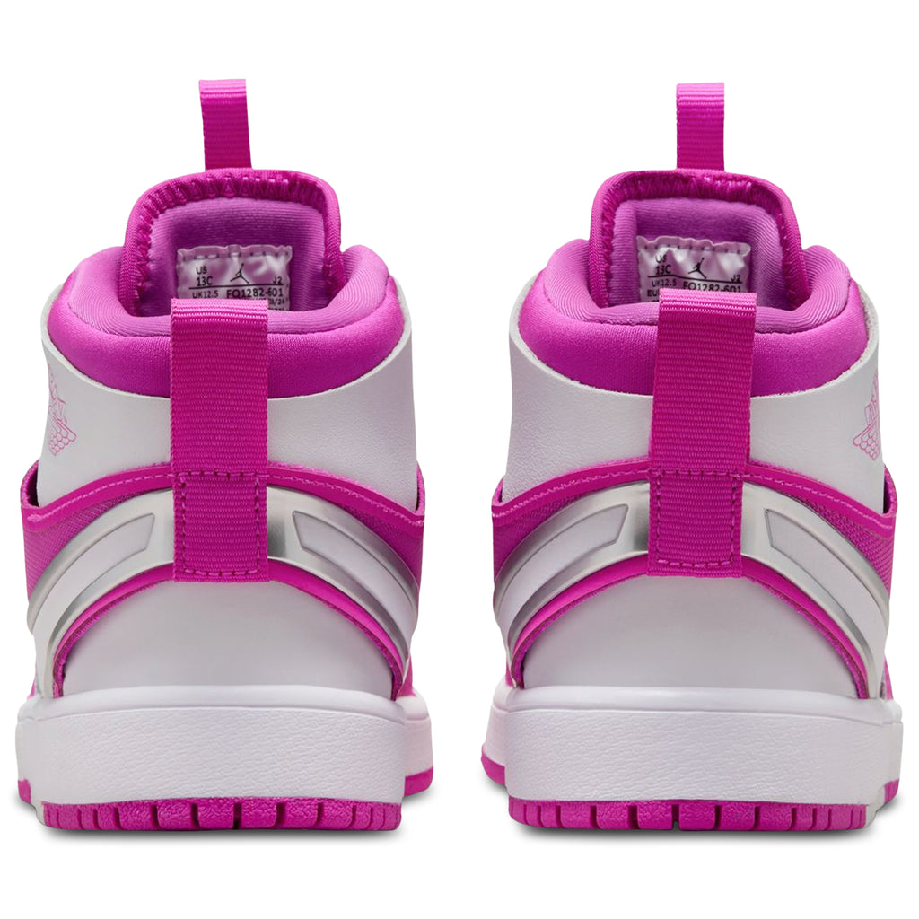 [FQ1282-601] PRESCHOOL AIR JORDAN RETRO 1 MID RM EASYON 'FIRE PINK WHITE'