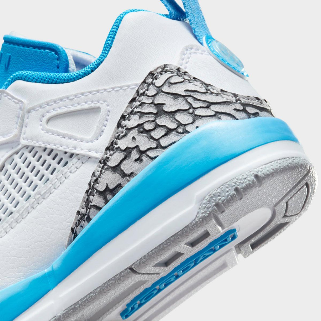 [FQ3951-141] PRESCHOOL AIR JORDAN SPIZIKE LOW 'WHITE UNIVERSITY BLUE'