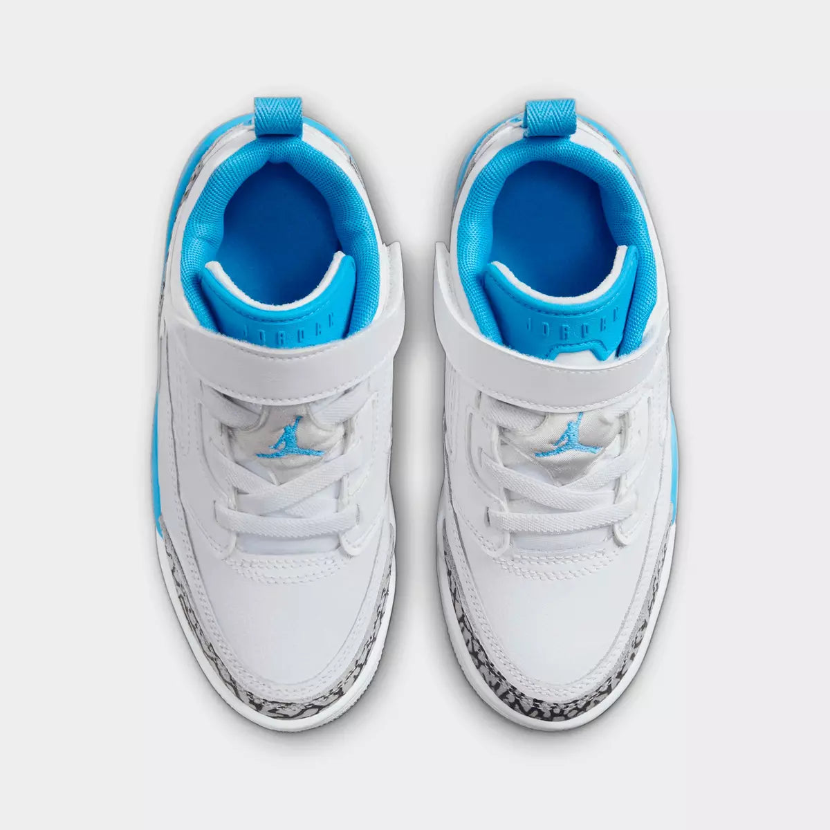[FQ3951-141] PRESCHOOL AIR JORDAN SPIZIKE LOW 'WHITE UNIVERSITY BLUE'