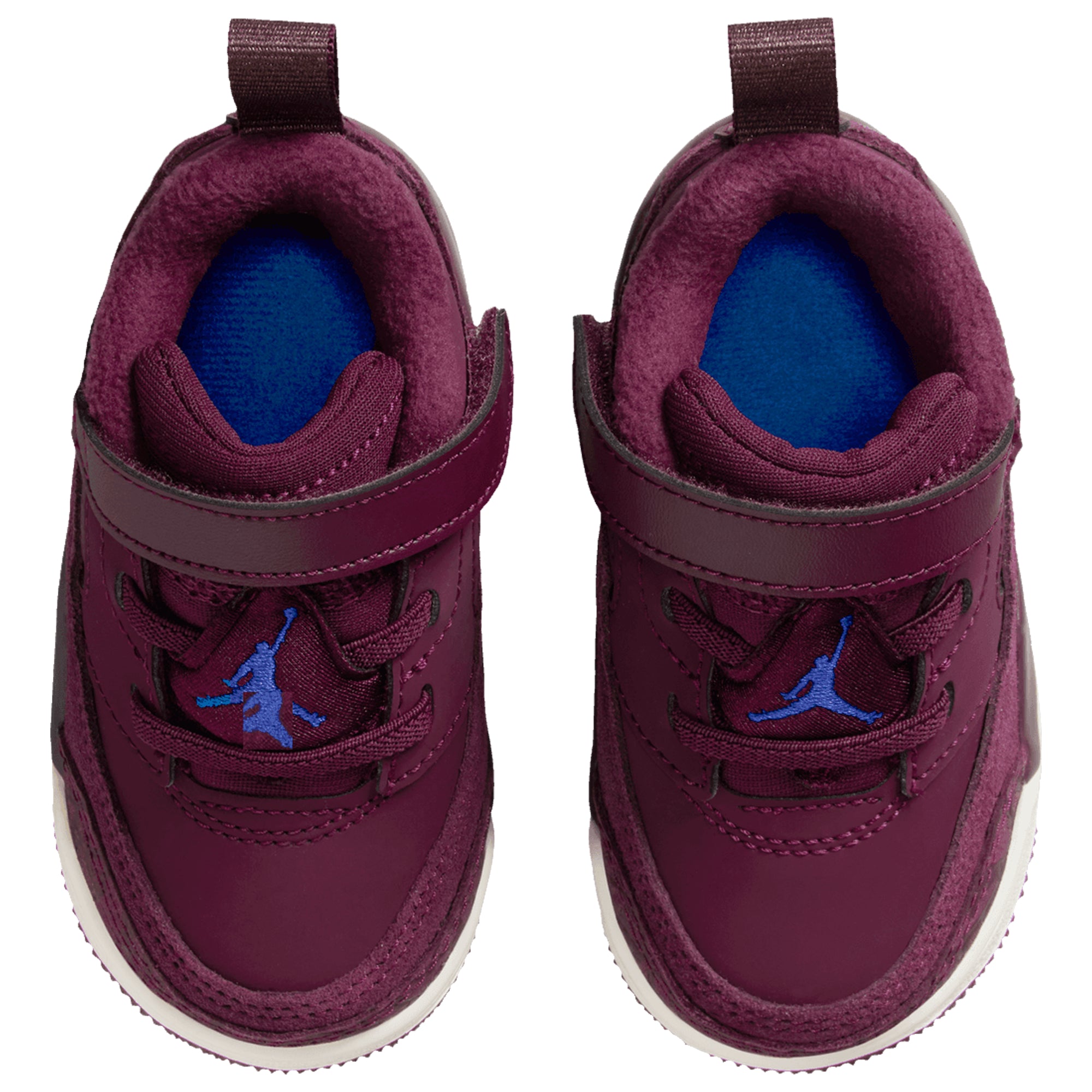 [FQ3952-641] TODDLERS AIR JORDAN SPIZIKE LOW 'BORDEAUX SAIL HYPER ROYAL'
