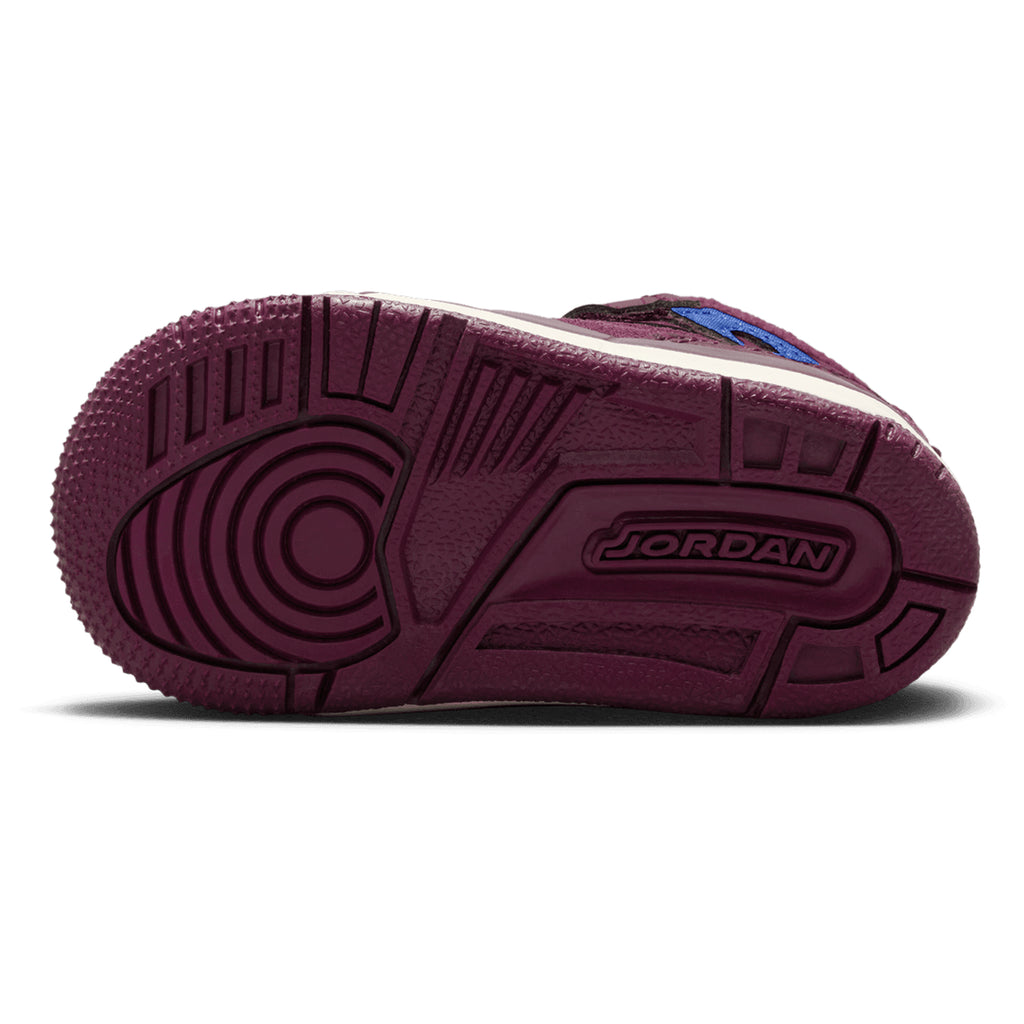 [FQ3952-641] TODDLERS AIR JORDAN SPIZIKE LOW 'BORDEAUX SAIL HYPER ROYAL'