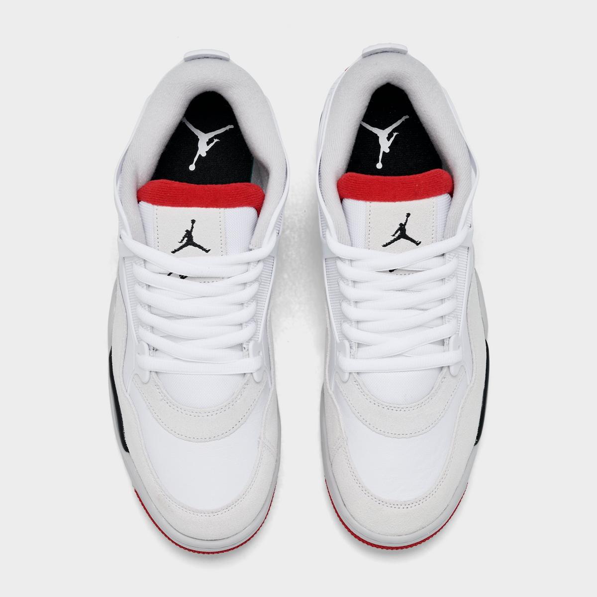 [FQ7939-102] MENS AIR JORDAN 4 RM 'WHITE FIRE RED'