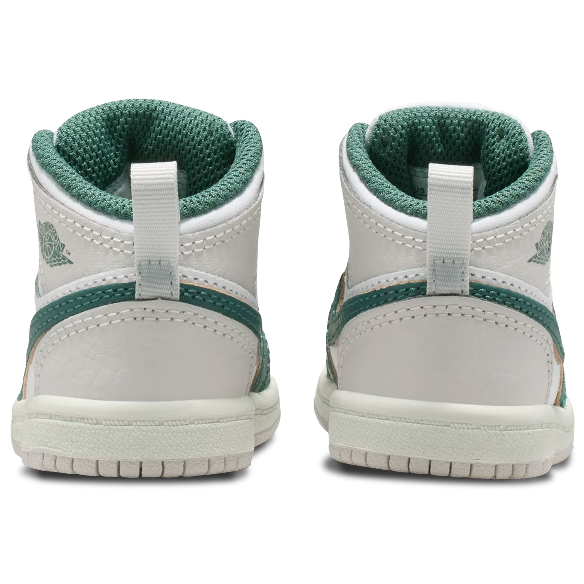 [FQ8086-103] TODDLERS AIR JORDAN RETRO 1 MID SE 'WHITE SAIL NEUTRAL GREY OXIDIZED GREEN'