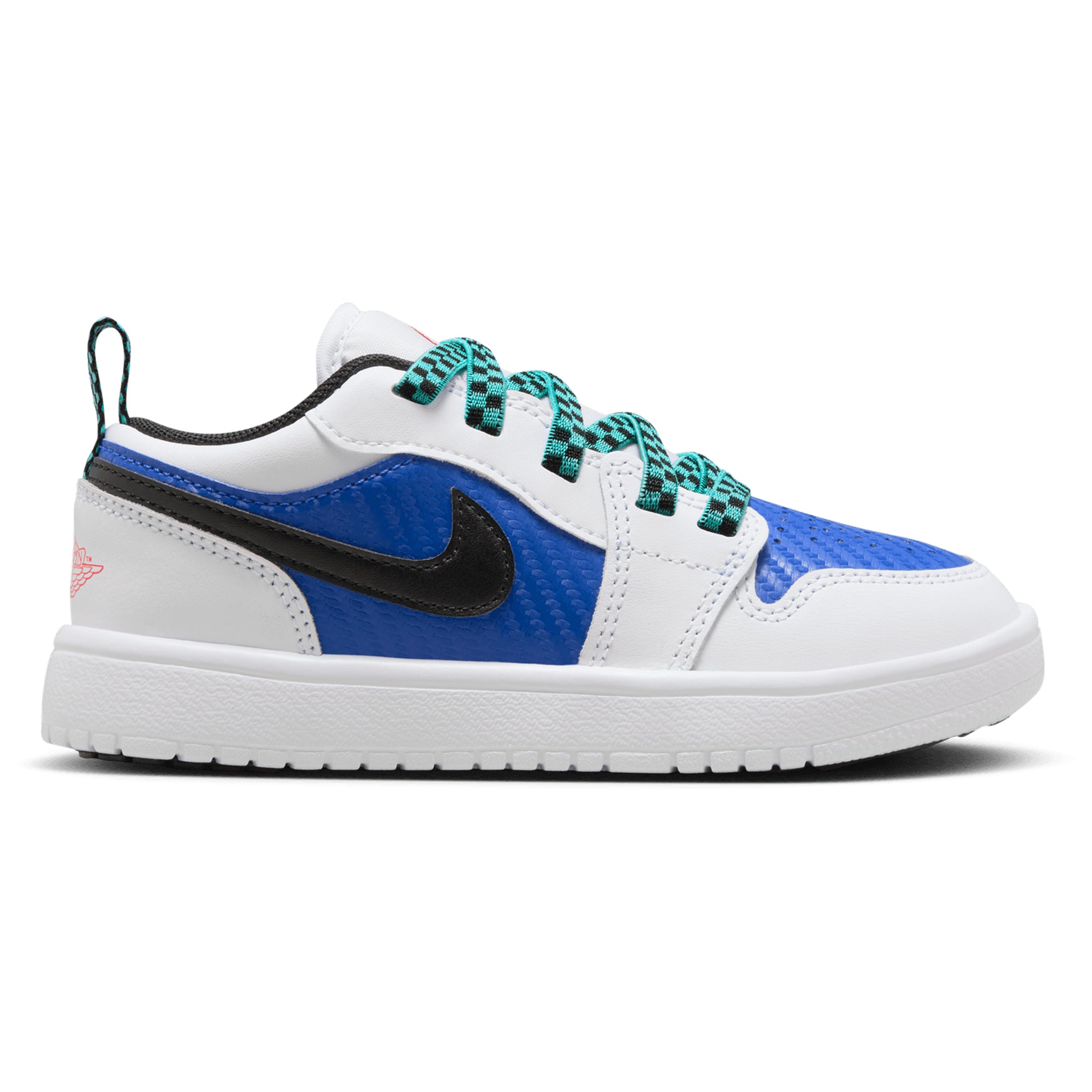 [FQ8708-100] PRESCHOOL AIR JORDAN RETRO 1 LOW ALT SE 'WHITE HYPER ROYAL'