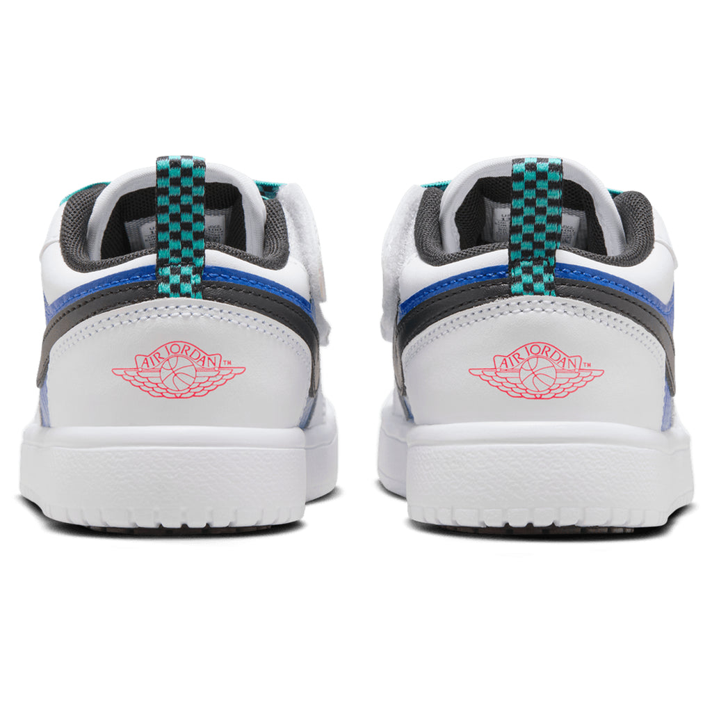 [FQ8708-100] PRESCHOOL AIR JORDAN RETRO 1 LOW ALT SE 'WHITE HYPER ROYAL'