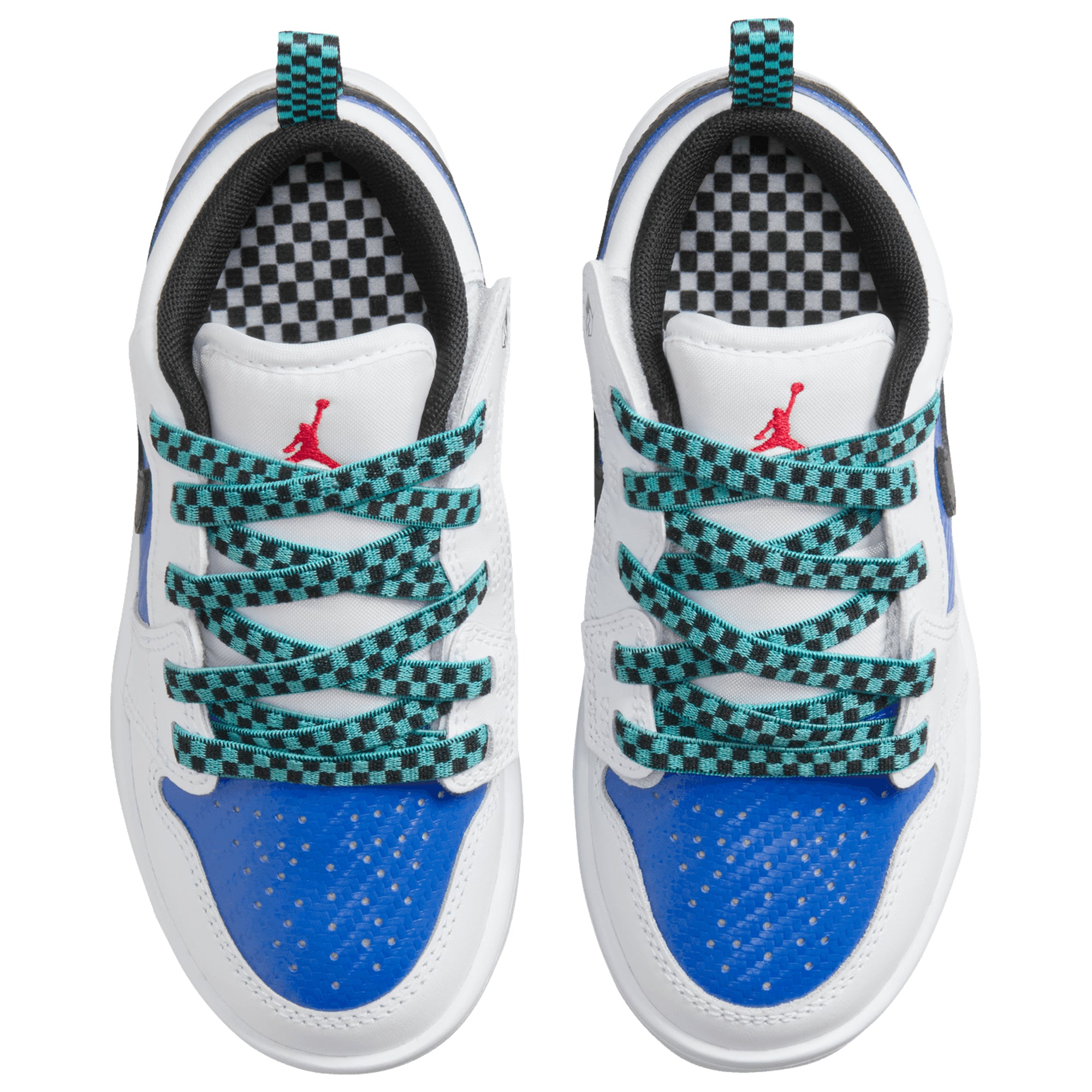 [FQ8708-100] PRESCHOOL AIR JORDAN RETRO 1 LOW ALT SE 'WHITE HYPER ROYAL'