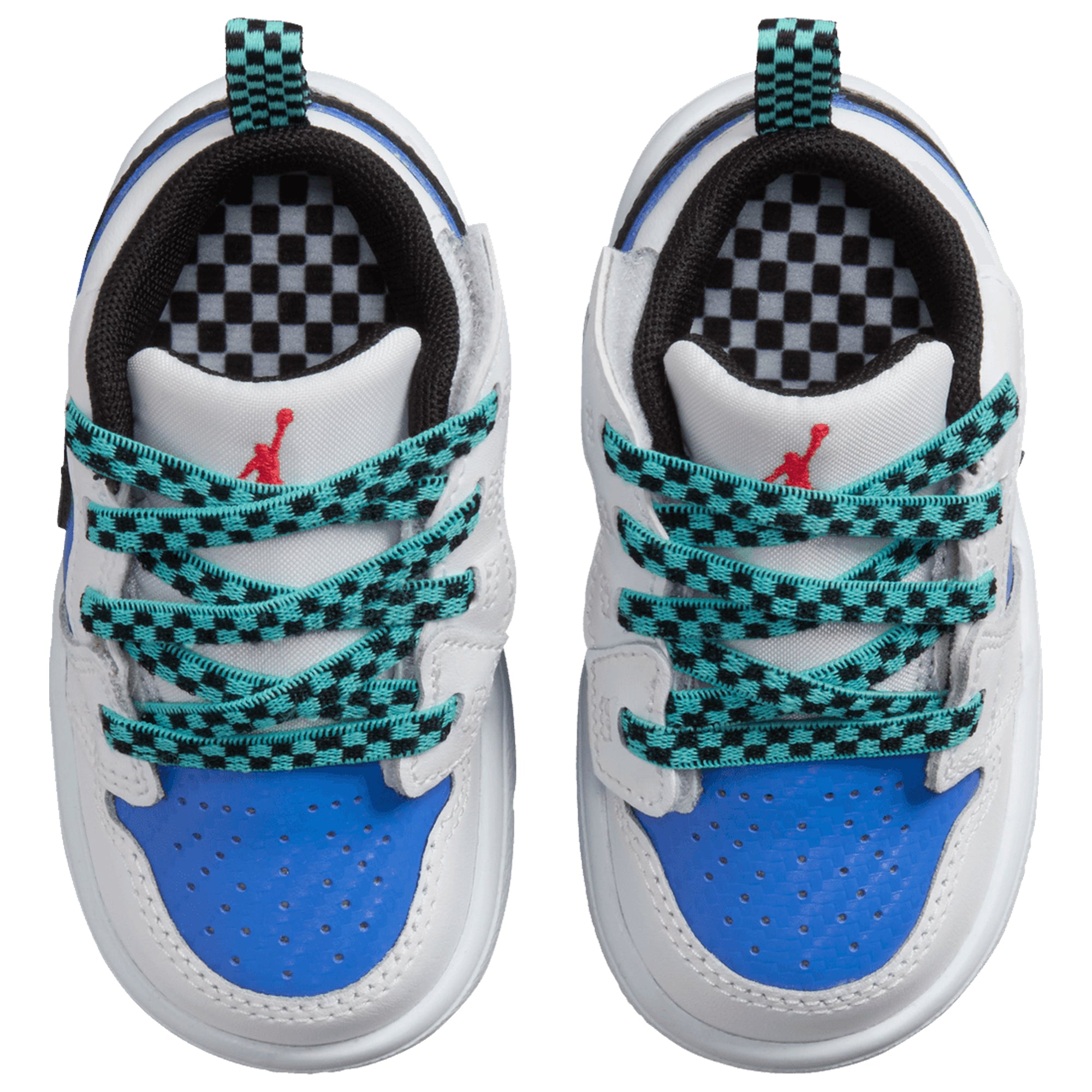 [FQ8710-100] TODDLERS AIR JORDAN RETRO 1 LOW ALT SE 'WHITE HYPER ROYAL HYPER JADE BLACK'