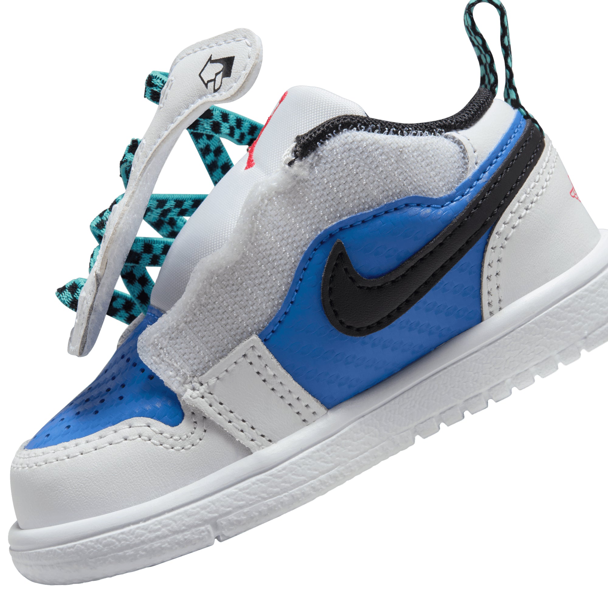 [FQ8710-100] TODDLERS AIR JORDAN RETRO 1 LOW ALT SE 'WHITE HYPER ROYAL HYPER JADE BLACK'