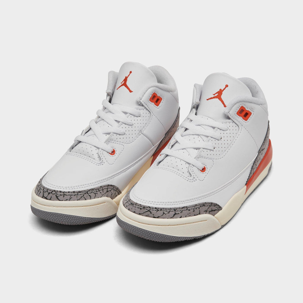 [FQ9174-121] PRESCHOOL AIR JORDAN RETRO 3 PS 'GEORGIA PEACH'