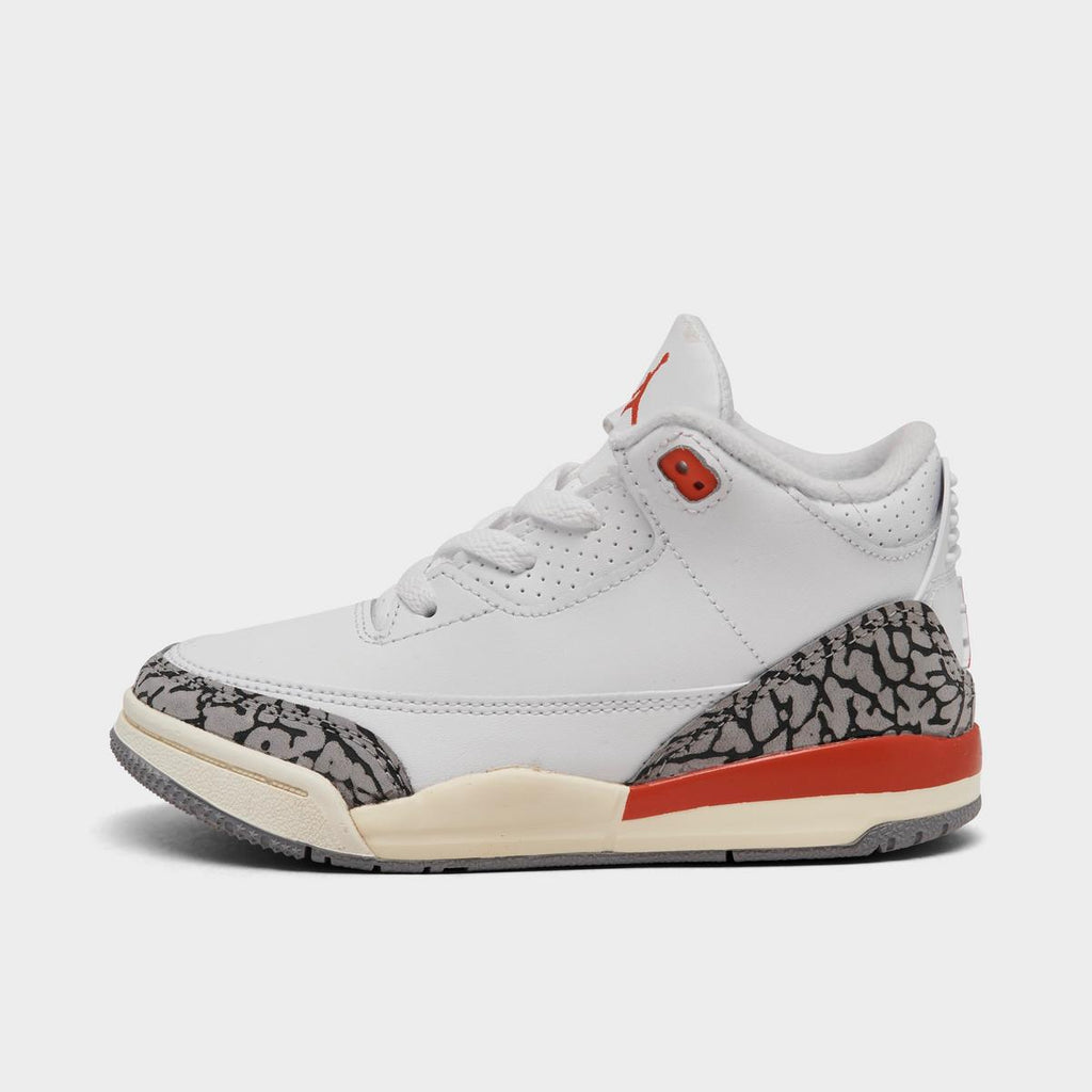 [FQ9175-121] TODDLERS AIR JORDAN RETRO 3 'GEORGIA PEACH (TD)