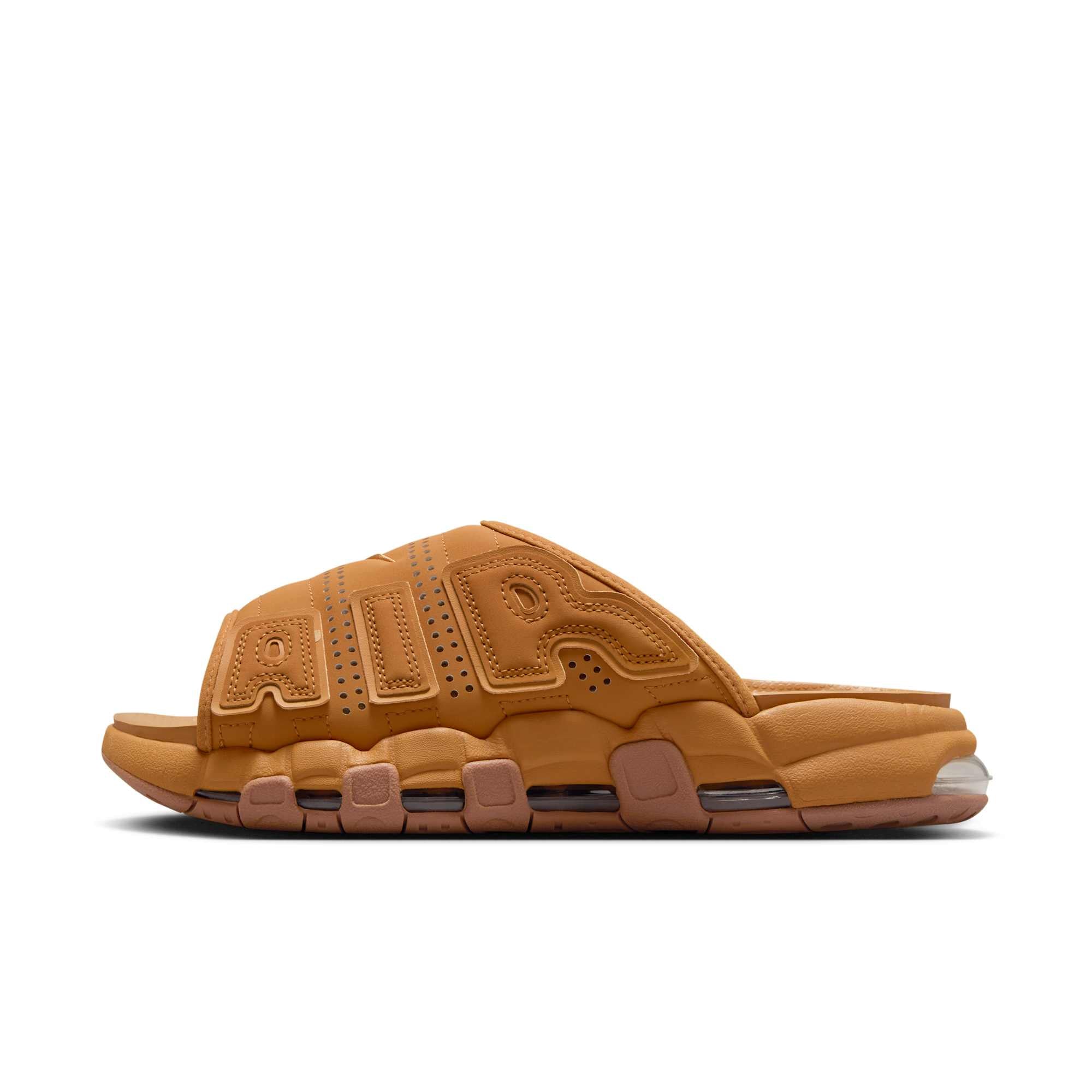 [FZ3113-200] Mens Nike AIR MORE UPTEMPO SLIDE 'FLAX'