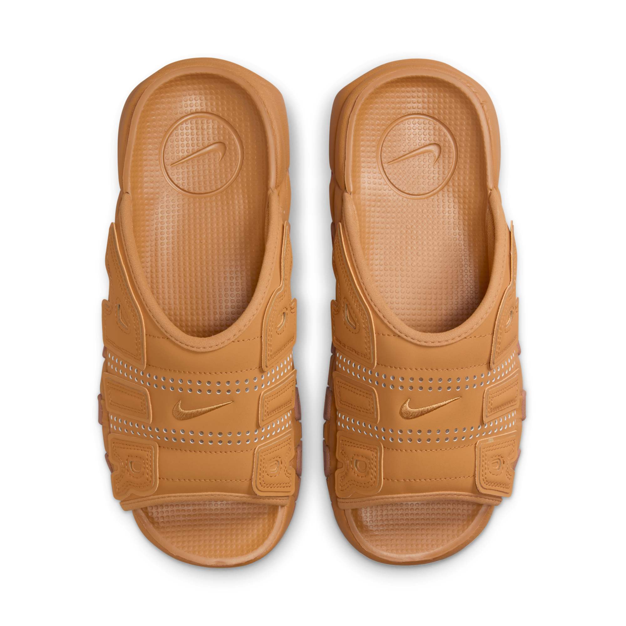 [FZ3113-200] Mens Nike AIR MORE UPTEMPO SLIDE 'FLAX'