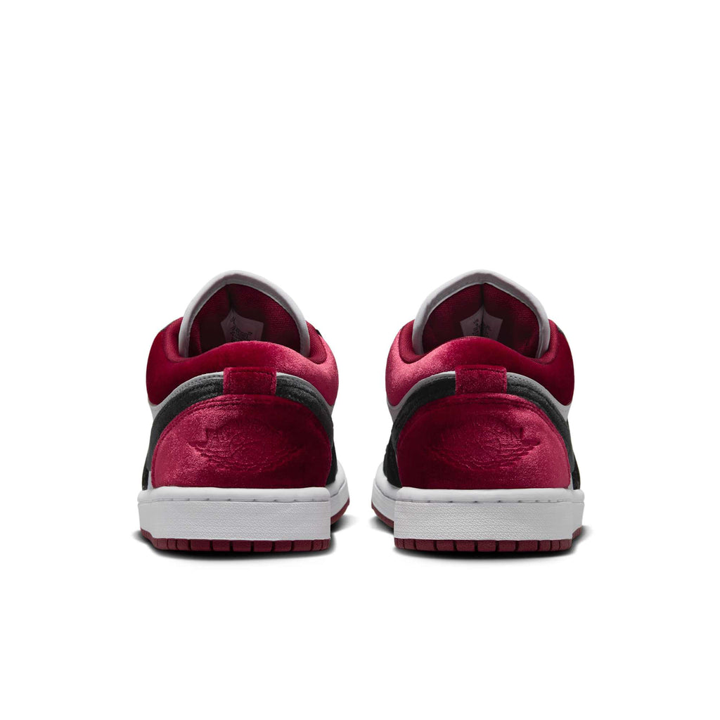 [FZ3242-001] Womens Air Jordan Retro 1 Low SE 'Velvet Black Toe'
