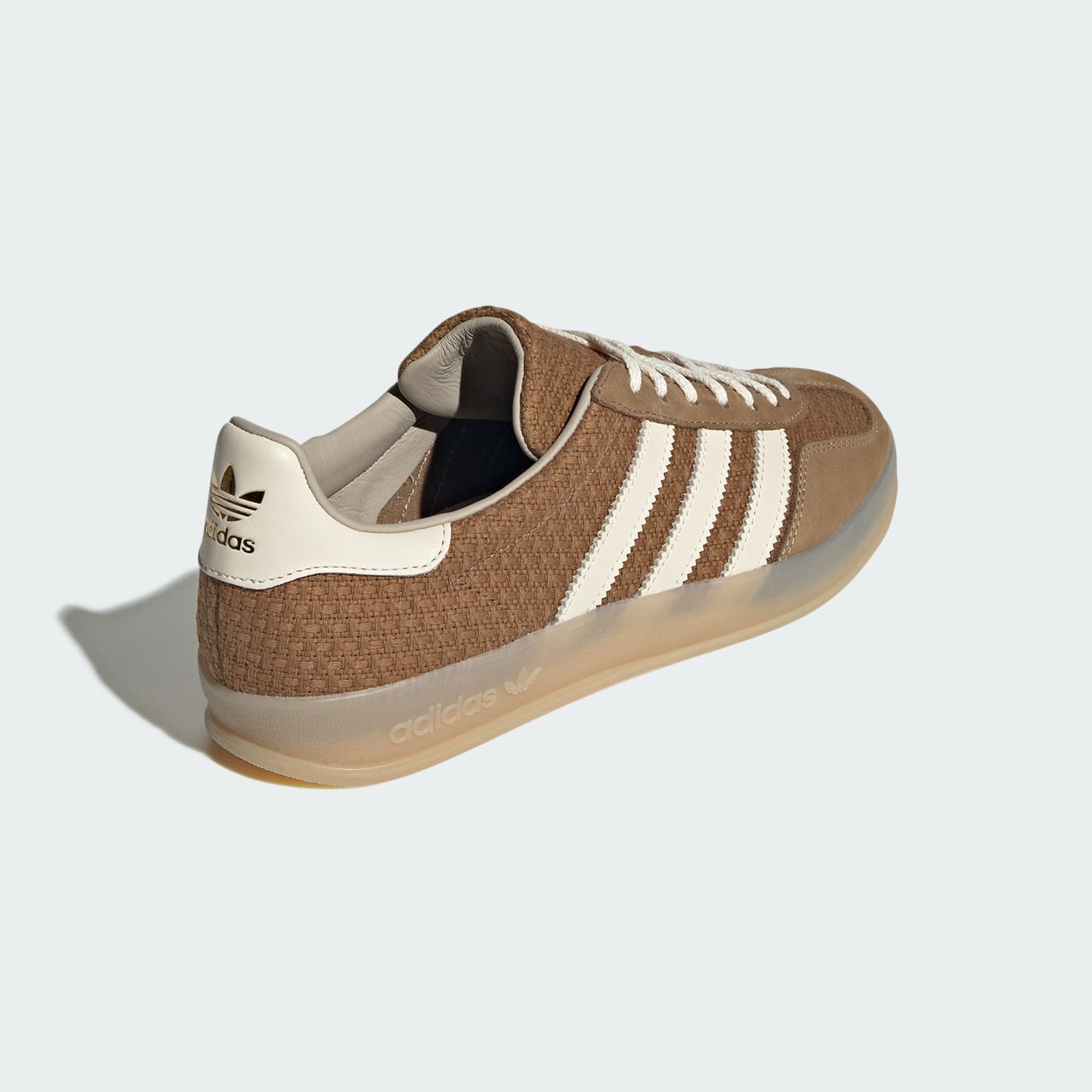 [JR8851] MENS ADIDAS GAZELLE INDOOR 'BROWN DESERT WONDER WHITE'