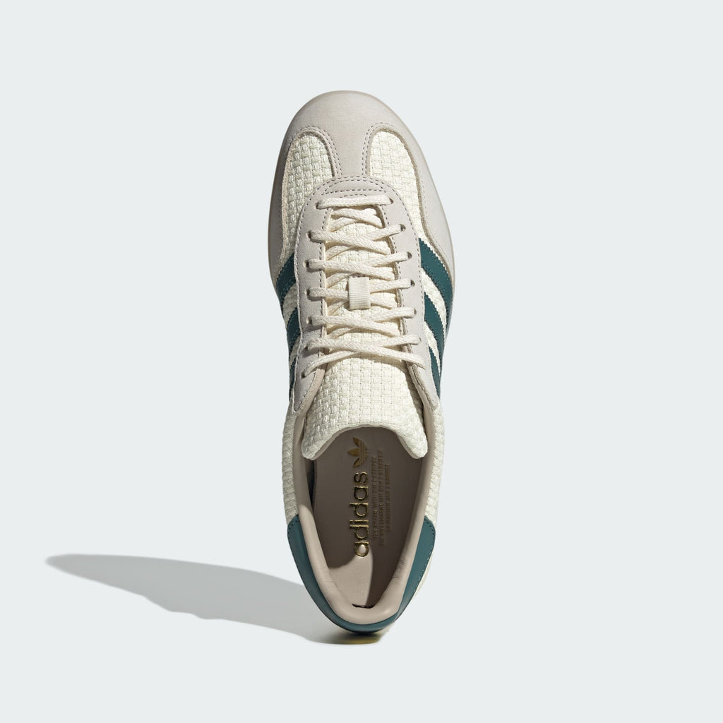 [JR3837] MENS ADIDAS GAZELLE INDOOR 'CREAM WHITE PRELOVED TEAL'