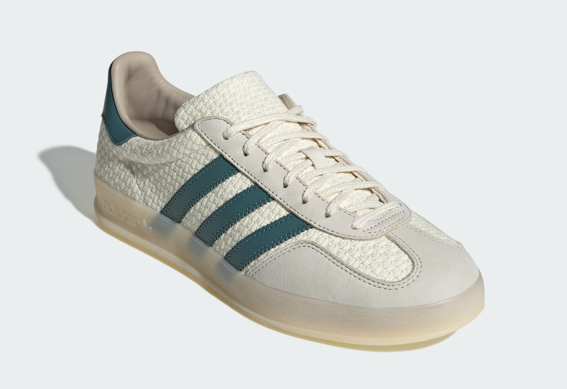 [JR3837] MENS ADIDAS GAZELLE INDOOR 'CREAM WHITE PRELOVED TEAL'