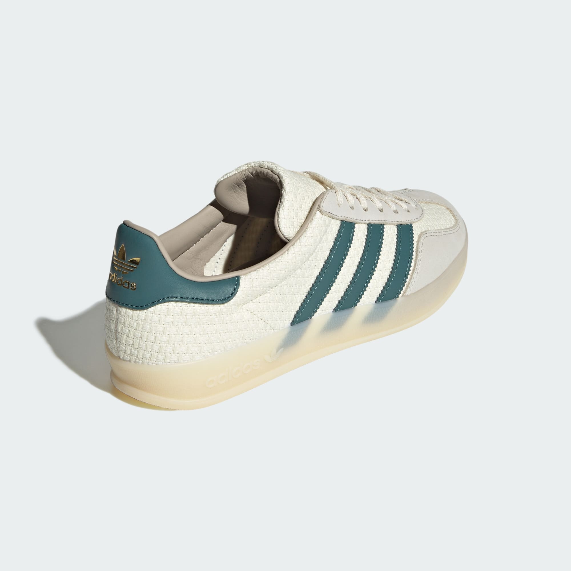 [JR3837] MENS ADIDAS GAZELLE INDOOR 'CREAM WHITE PRELOVED TEAL'