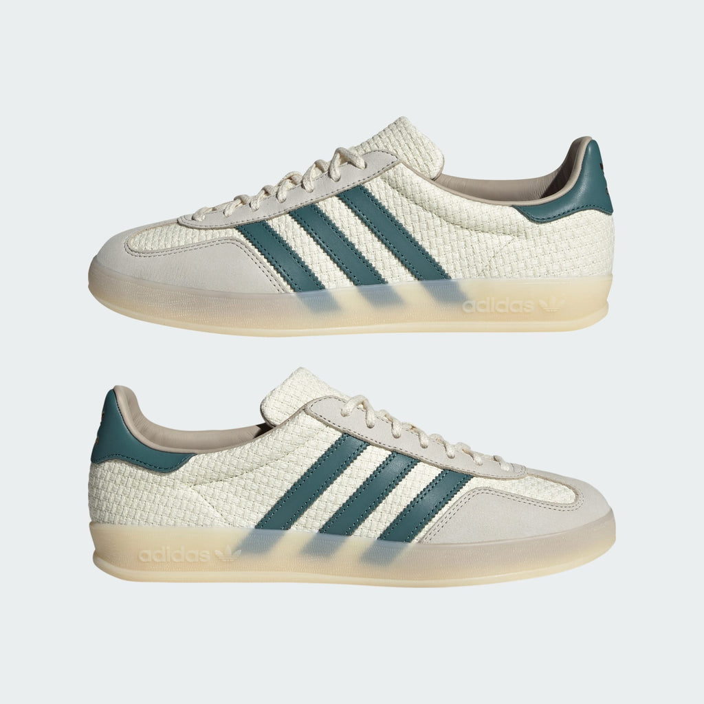 [JR3837] MENS ADIDAS GAZELLE INDOOR 'CREAM WHITE PRELOVED TEAL'