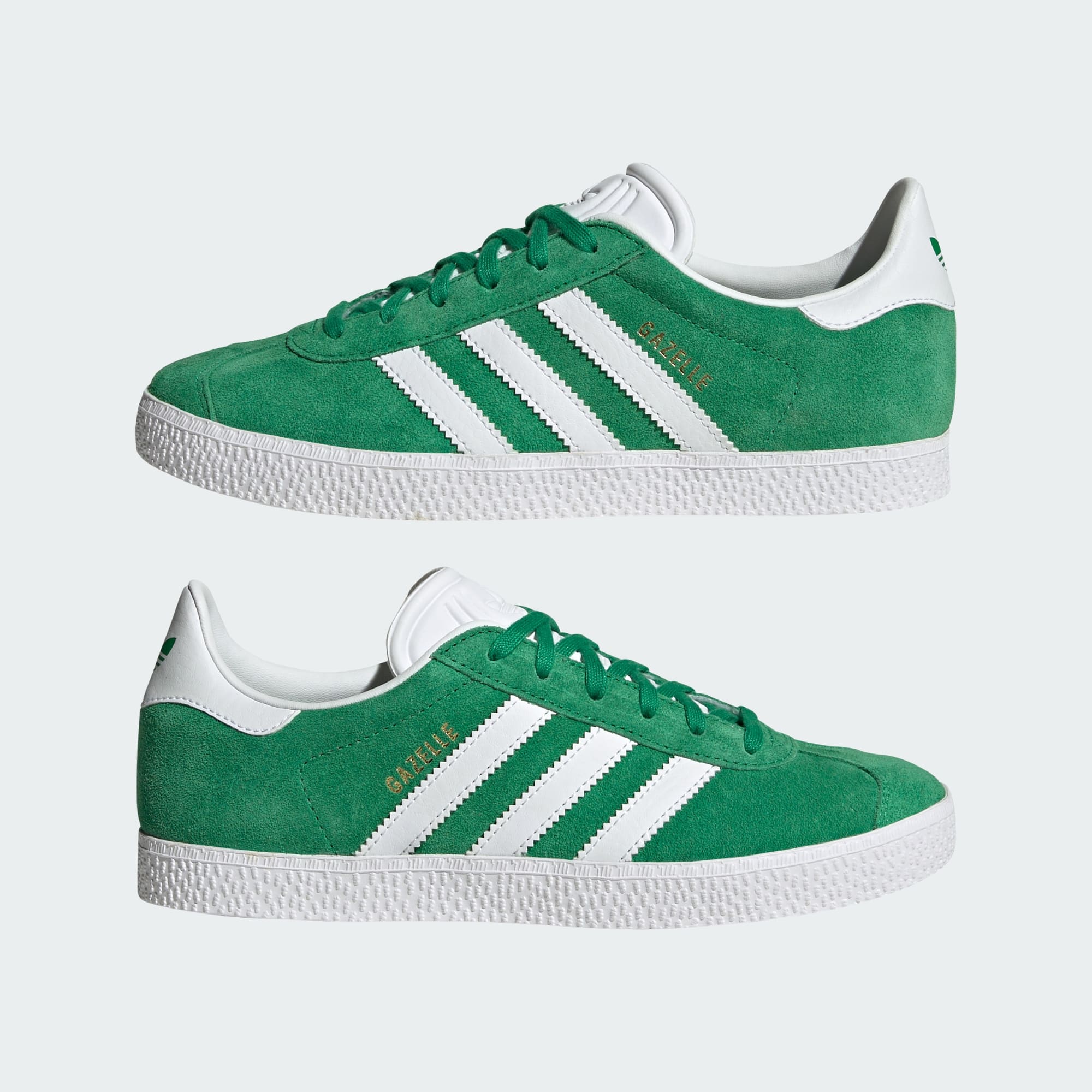 [IE5612] YOUTH ADIDAS ORIGINALS GAZELLE 'GREEN WHITE'