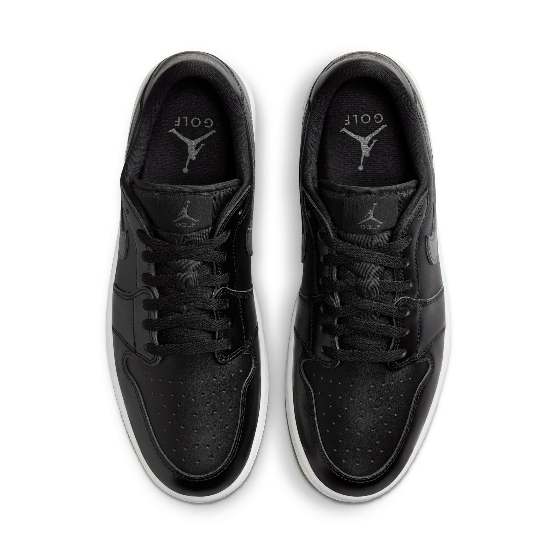 [DD9315-005] MENS AIR JORDAN RETRO 1 LOW GOLF 'BLACK GUM'