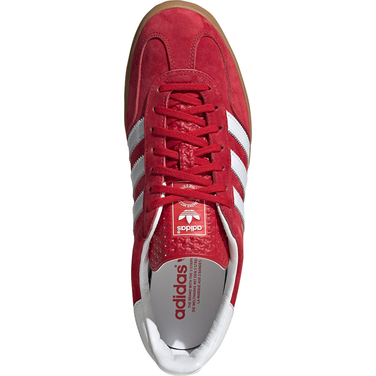 [H06261] Mens Adidas GAZELLE 'SCARLET CLOUD WHITE'